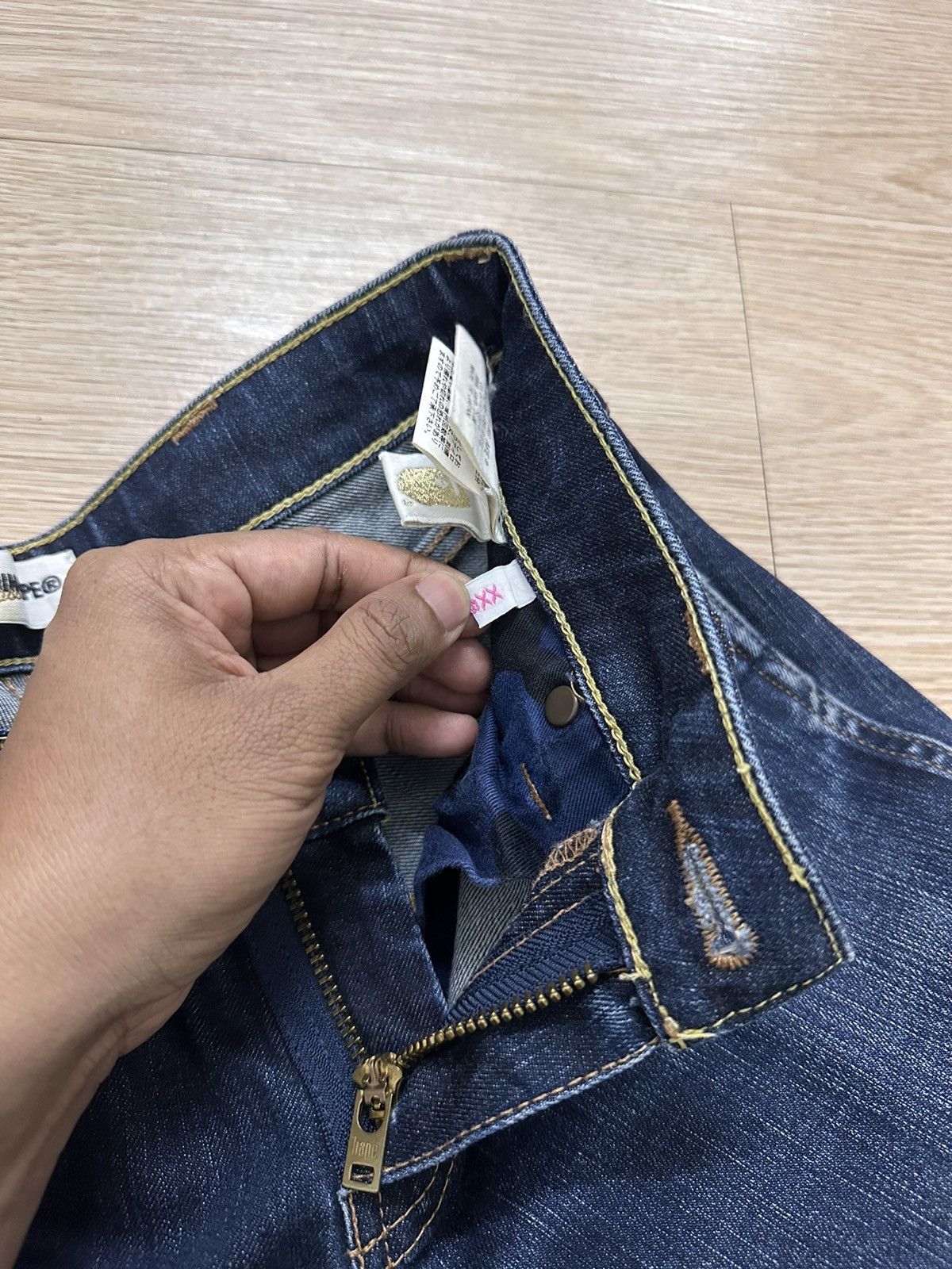 Bape Bape Embroidery Denim Size 28" / US 6 / IT 42 - 10 Thumbnail