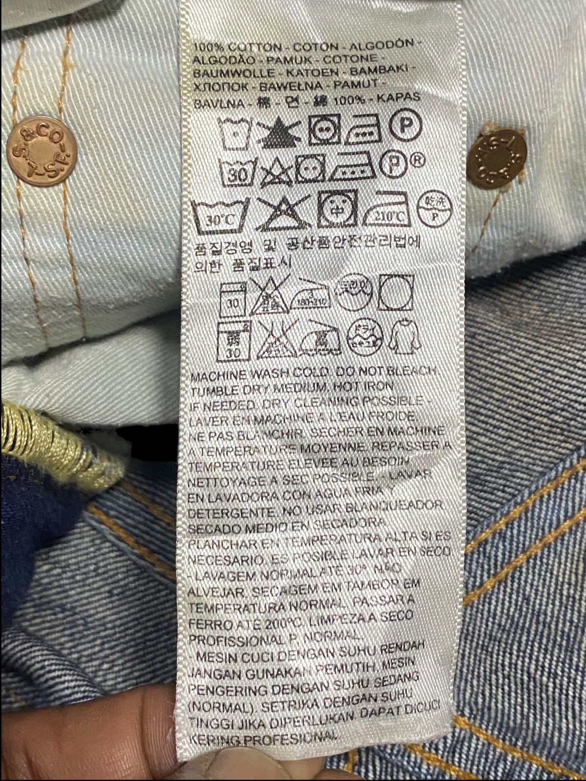 Levi's Levis 502 Mud Wash Distressed Loose Jeans Size US 31 - 20 Thumbnail