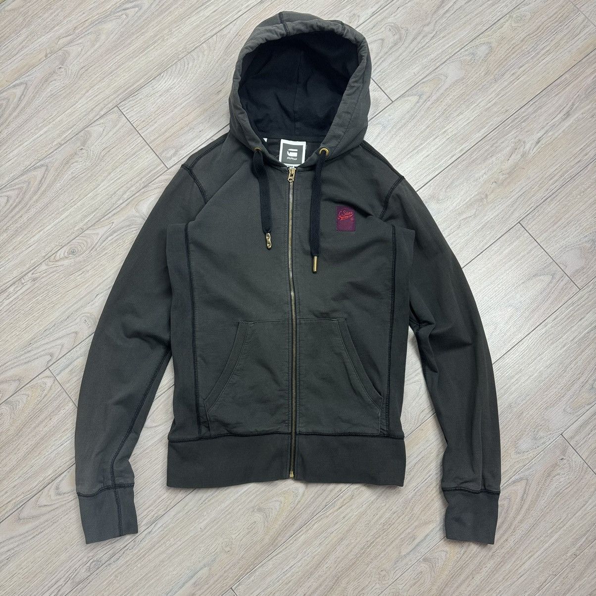 G-Star Vintage G-Star Y2K Zip Up Hoodie Embroidered Back Logo Size US S / EU 44-46 / 1 - 1 Thumbnail