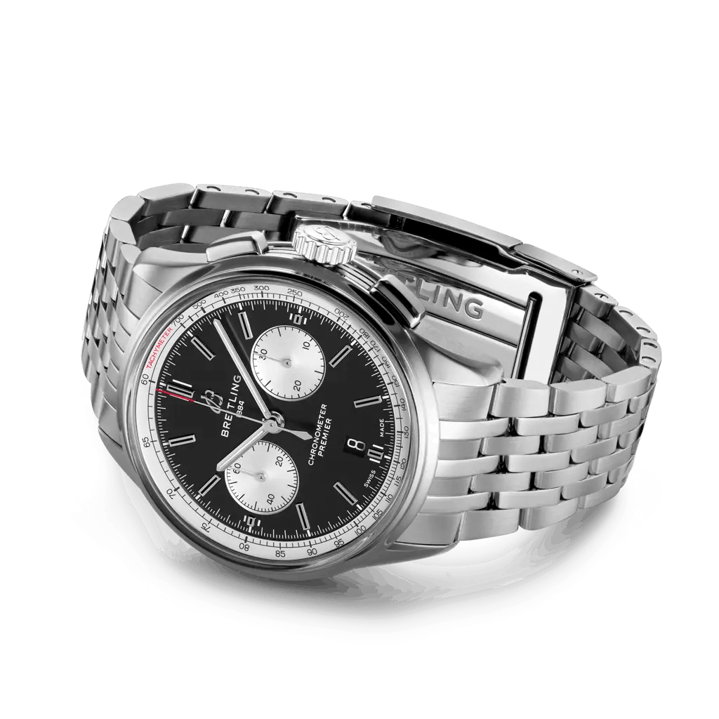 Breitling o1mt1gz0125 Size: OS / Premier B01 Watch in Black & Silver Size ONE SIZE - 3 Thumbnail