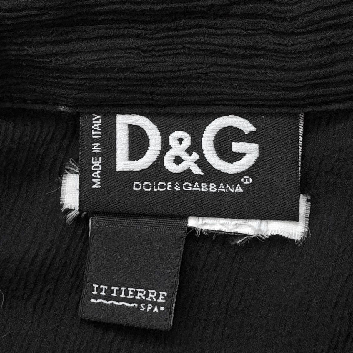 Dolce & Gabbana Dolce and Gabbana black ruffled blouse Size S / US 4 / IT 40 - 3 Thumbnail