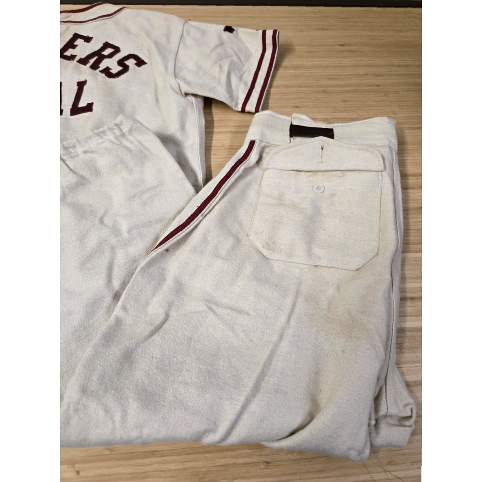 Vintage VINTAGE Fox Baseball Jersey Mens 40 White Red 1940s Personalized Short Sleeve Jersey Mens Size US L / EU 52-54 / 3 - 2 Thumbnail