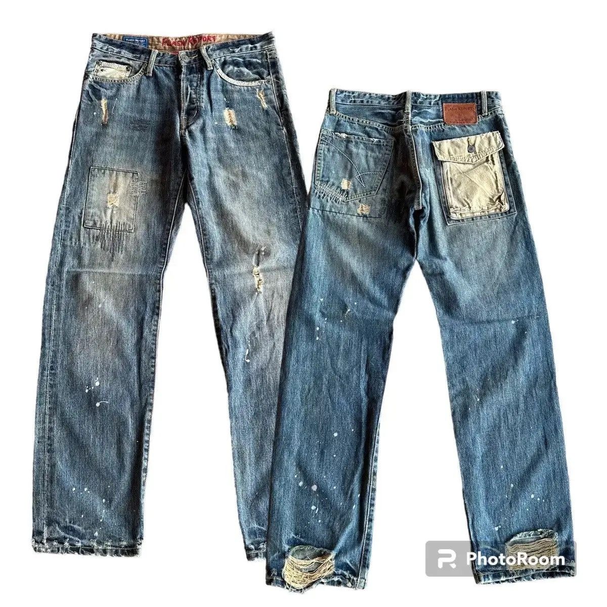 SUPER SICKS 🔥FLASH REPORT Japan Jean Patchwork Denim Pants