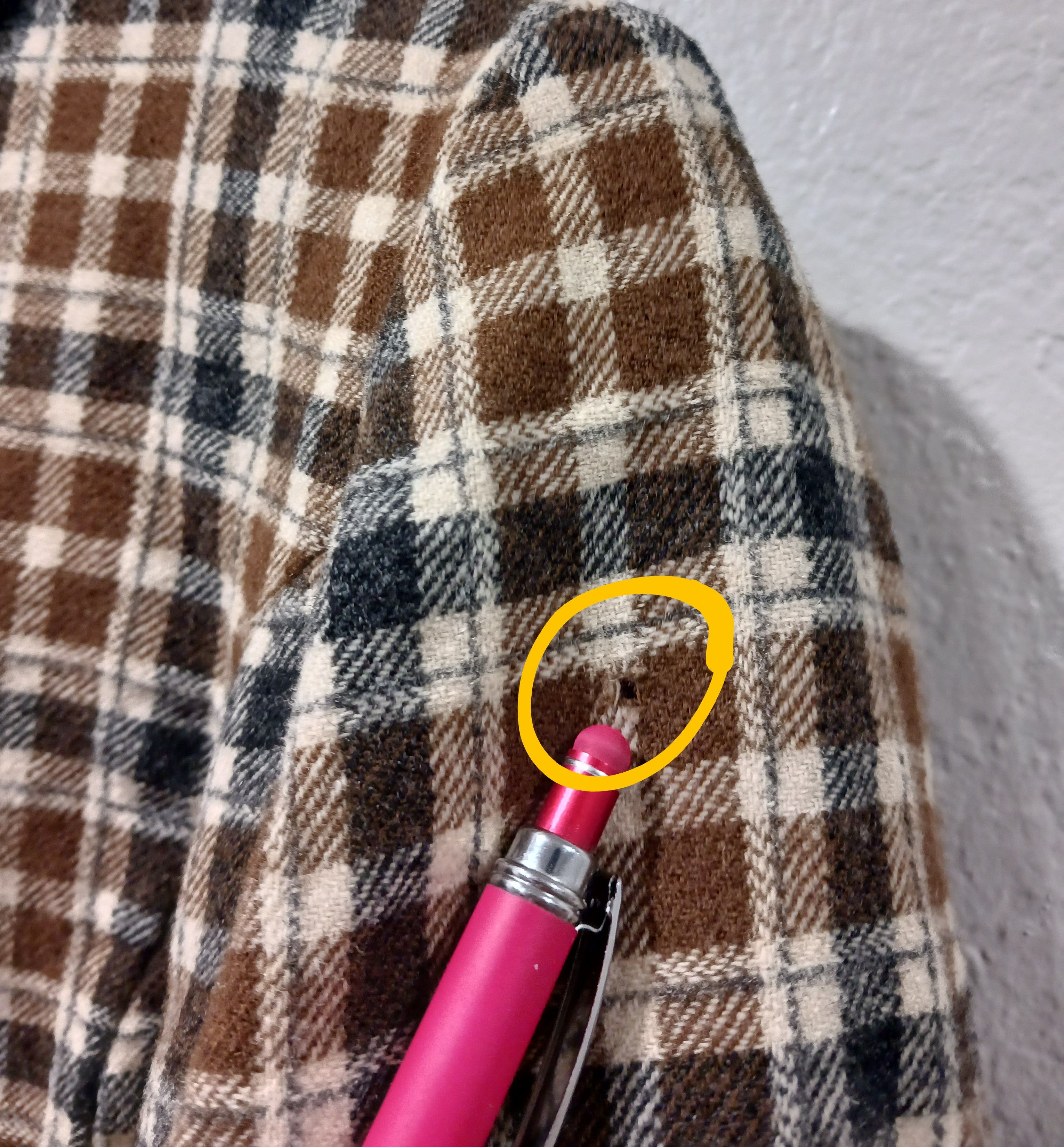 Pendleton × Vintage Pendleton Vintage 1970s Brown Plaid Blazer Suit Style Jacket Size XL / US 12-14 / IT 48-50 - 9 Thumbnail