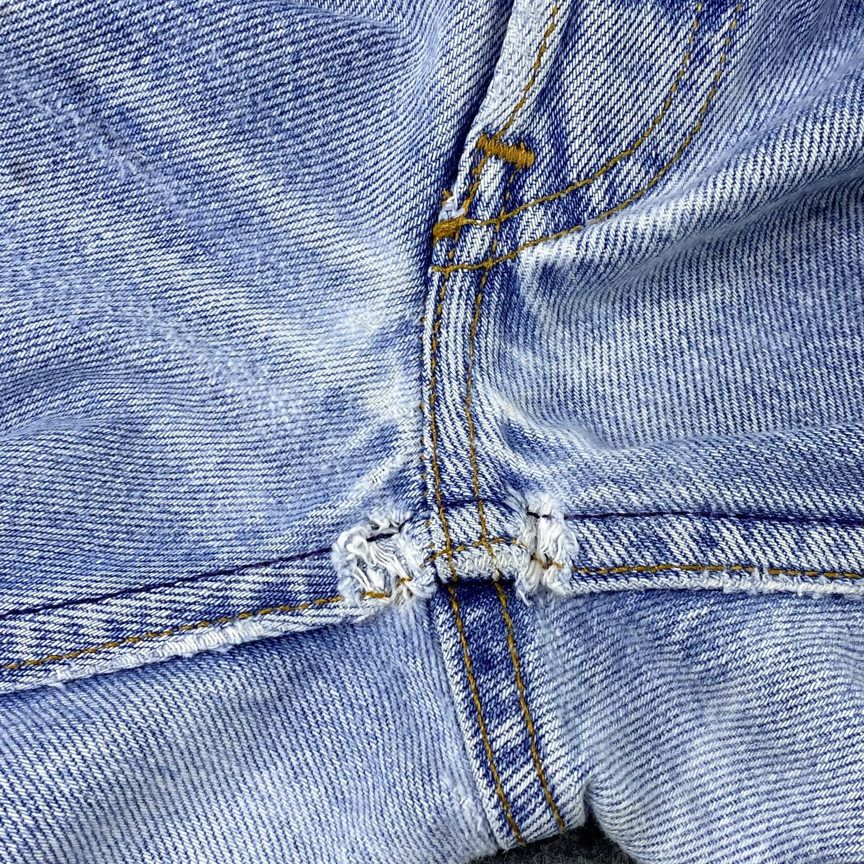 Jean × Levi's × Vintage Vintage Levi's 501 Patchwork Blue Wash Jeans-J1163 Size US 32 / EU 48 - 11 Thumbnail