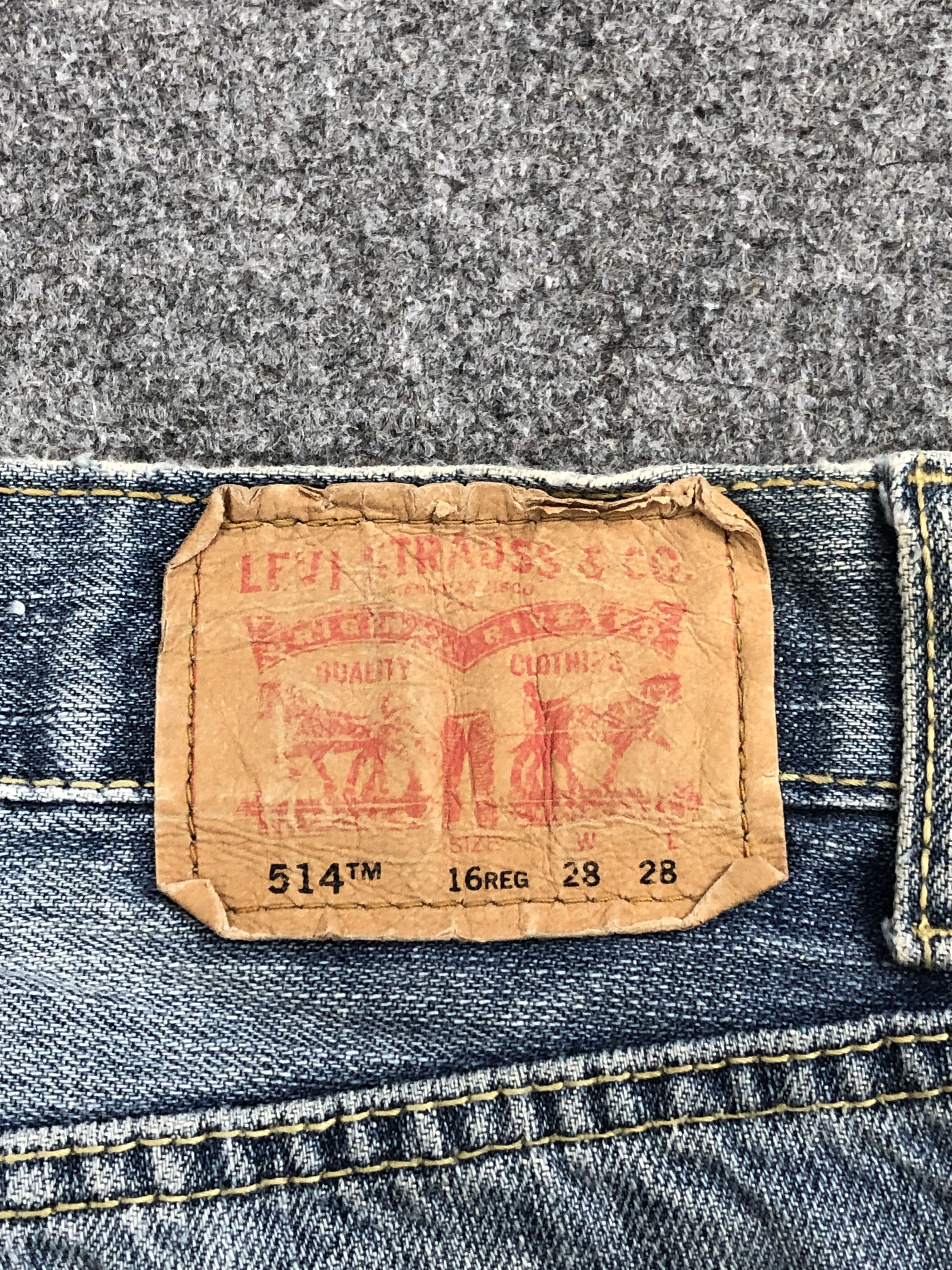 Levi's Vintage Levis 514 Faded Blue Jeans DP2448 Size US 28 / EU 44 - 5 Thumbnail