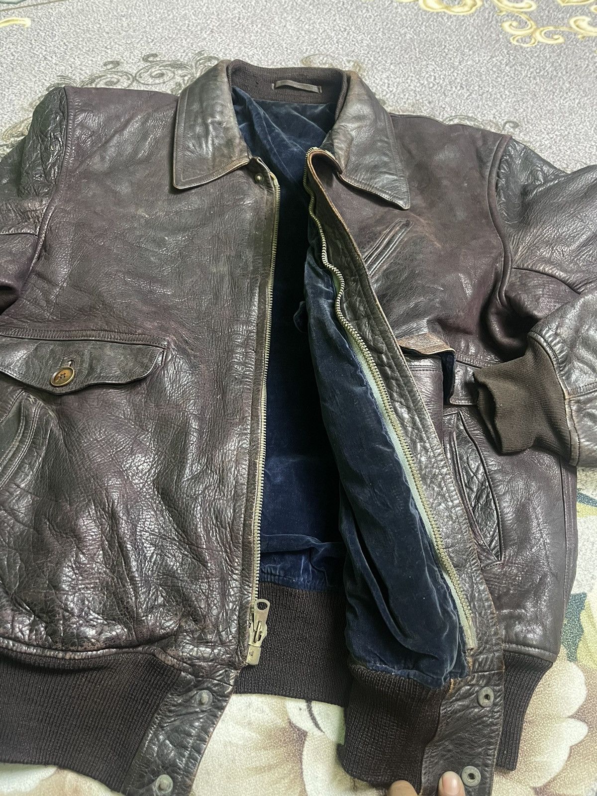Other Vintage Leather Jacket Racing Motorcycle Size US M / EU 48-50 / 2 - 9 Thumbnail