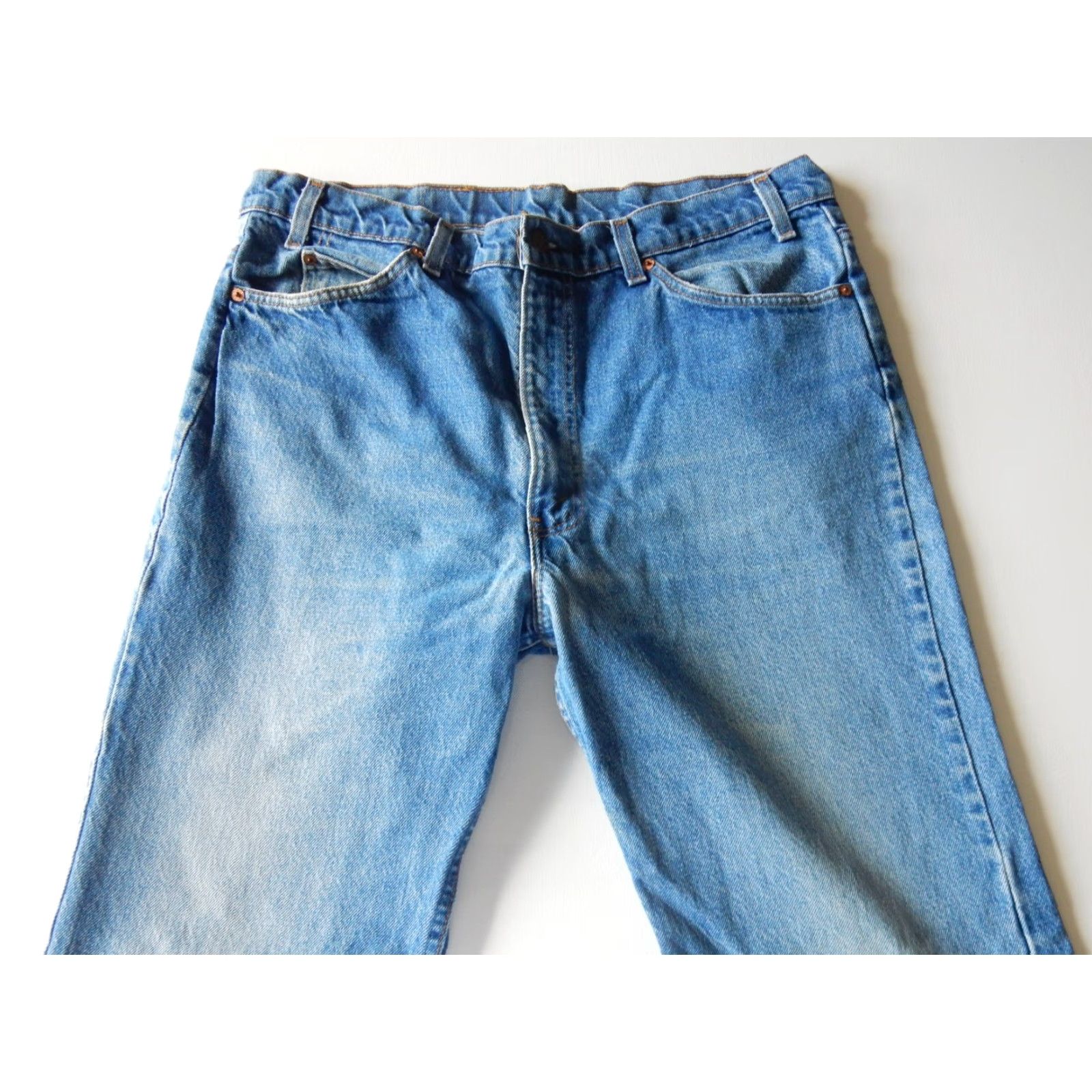 Levi's VINTAGE Levi's Denim Jeans Men's Straight Fit Blue 38x32 US Made Size US 38 / EU 54 - 4 Thumbnail