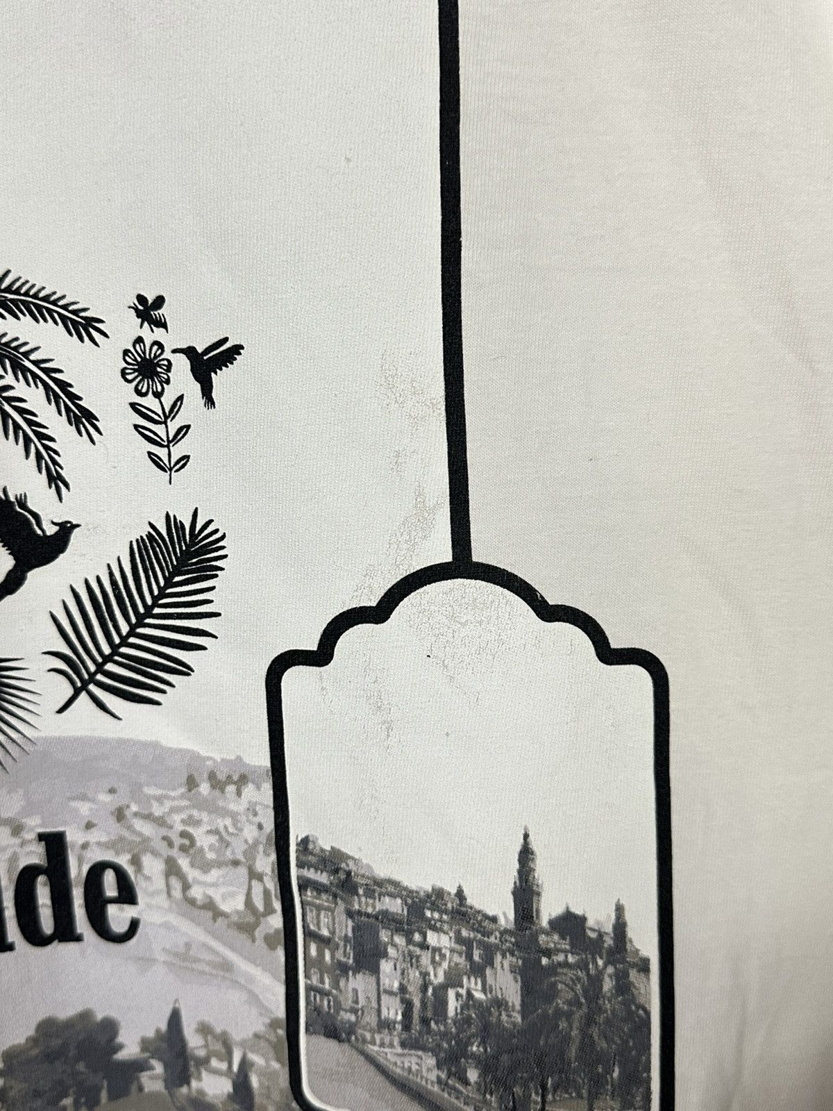 Rhude Rhude Azur Mirror Tee Vintage White Size XXL Size US XXL / EU 58 / 5 - 3 Thumbnail
