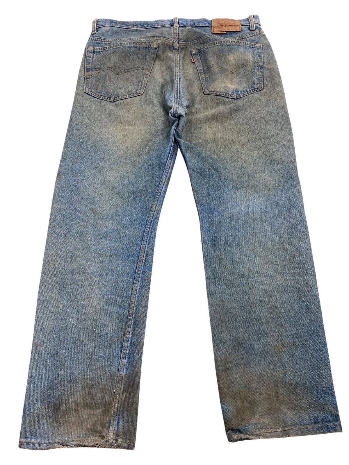 Levi's Levi’s 501 90’s Mud Wash Ripped Jeans Size US 34 / EU 50 - 3 Thumbnail