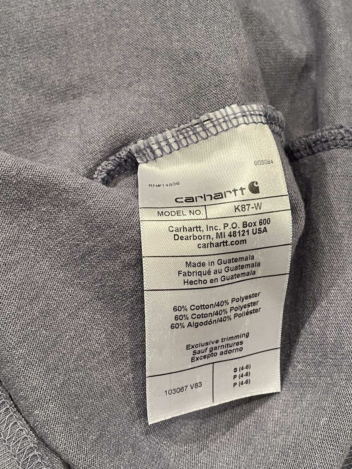 Carhartt Carhartt Loose Fit Pocket Tee Baby Blue Size US S / EU 44-46 / 1 - 5 Thumbnail