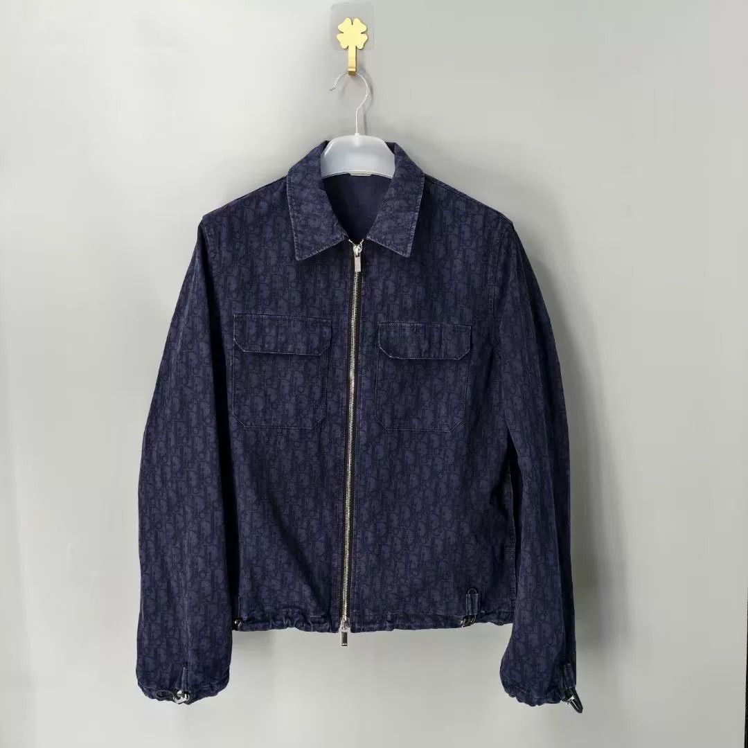 Dior DIOR Logo Print Collar Long Sleeve Jacket Size US M / EU 48-50 / 2 - 1 Thumbnail