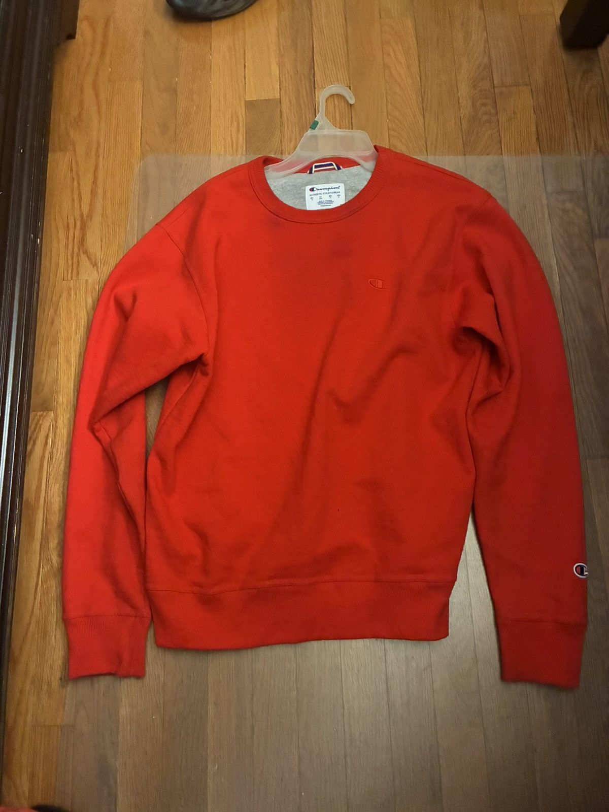 Champion Champion red crewneck sweatshirt Size M #sweatshirt Size US M / EU 48-50 / 2 - 1 Thumbnail