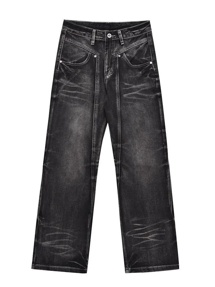 Japanese Brand × Jean Retro loose straight leg micro flared jeans Size US 30 / EU 46 - 5 Thumbnail