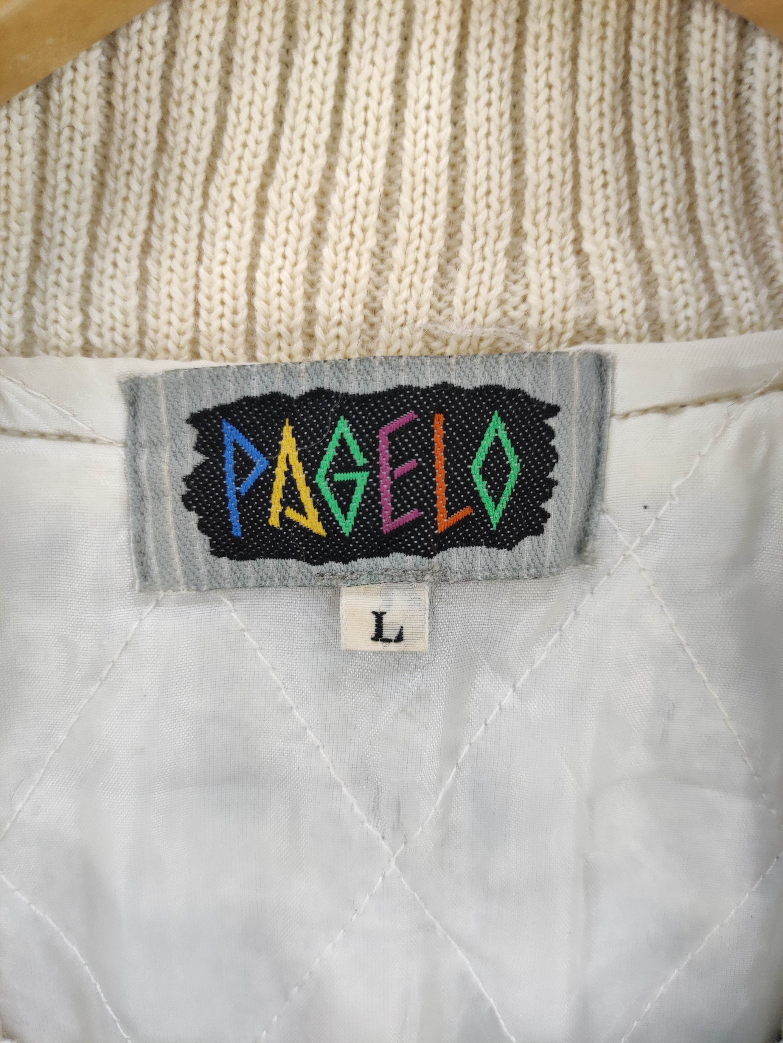 Vintage Vintage Pagelo Sport Knit Sweater Jacket Zipper Size US L / EU 52-54 / 3 - 8 Thumbnail