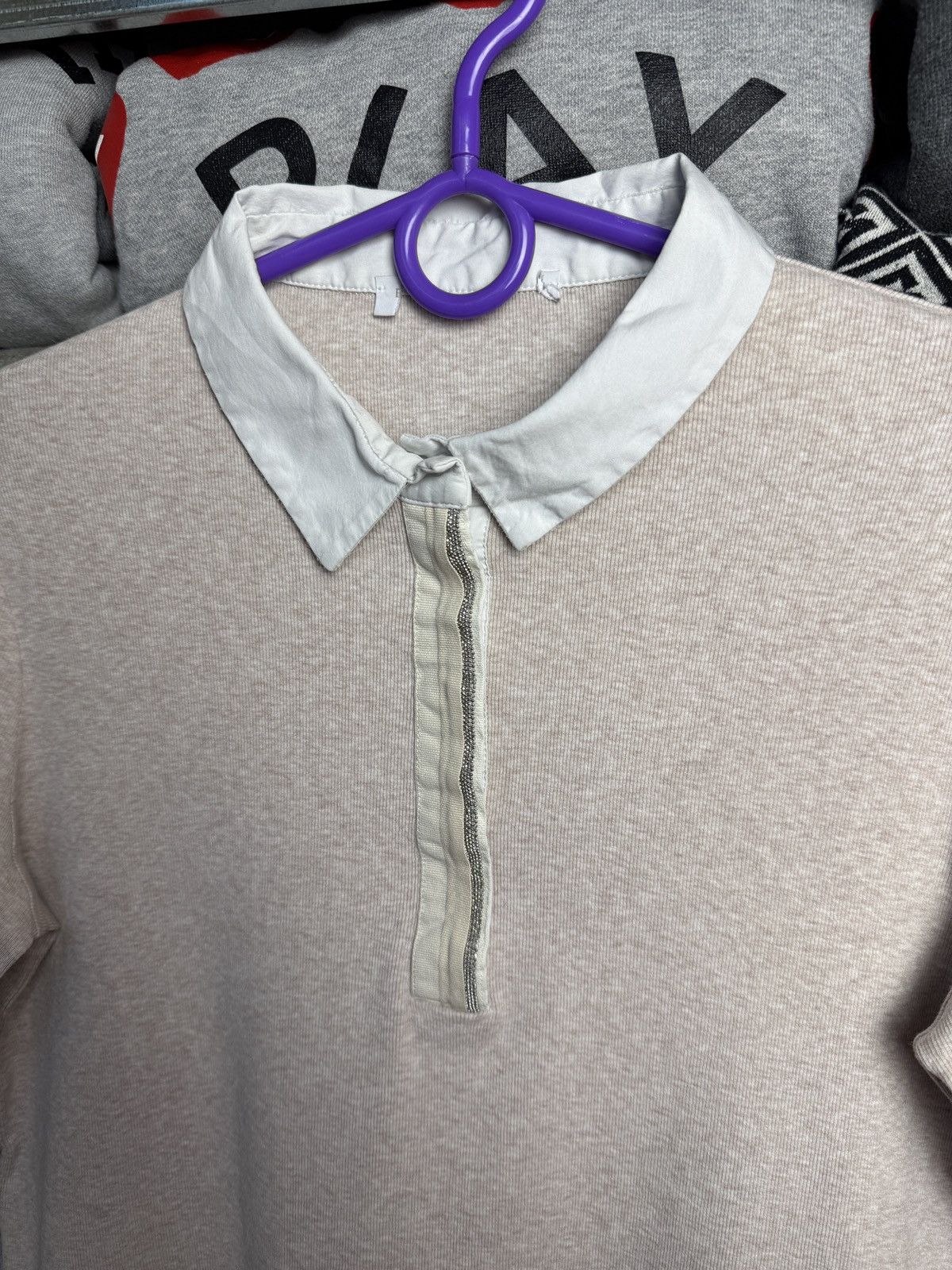 Brunello Cucinelli Brunello Cucinelli Luxury Polo Tee Y2K Rare Size US M / EU 48-50 / 2 - 4 Thumbnail