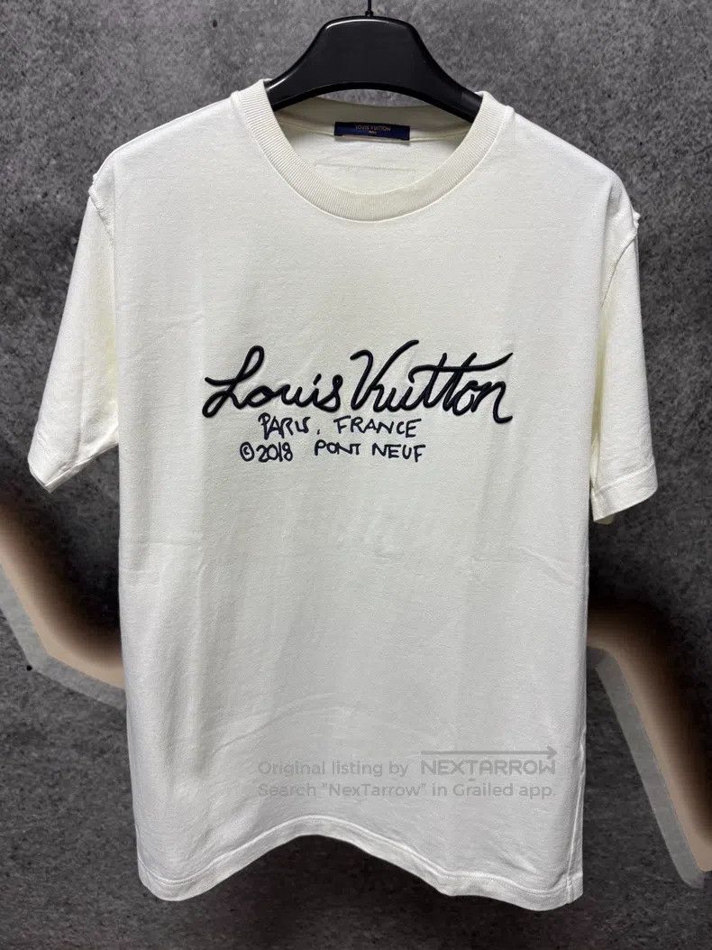 Other Louis Vuitton White embroidered short sleeve Size US L / EU 52-54 / 3 - 1 Thumbnail