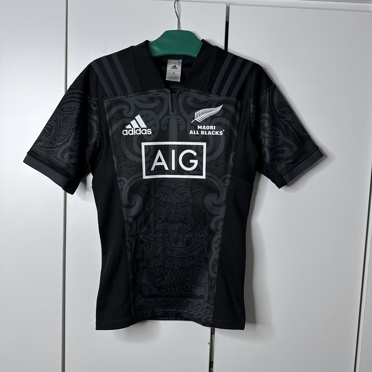Adidas Adidas All Blacks Rugby Jersey Streetwear Vintage rare Y2K Size US S / EU 44-46 / 1 - 1 Thumbnail