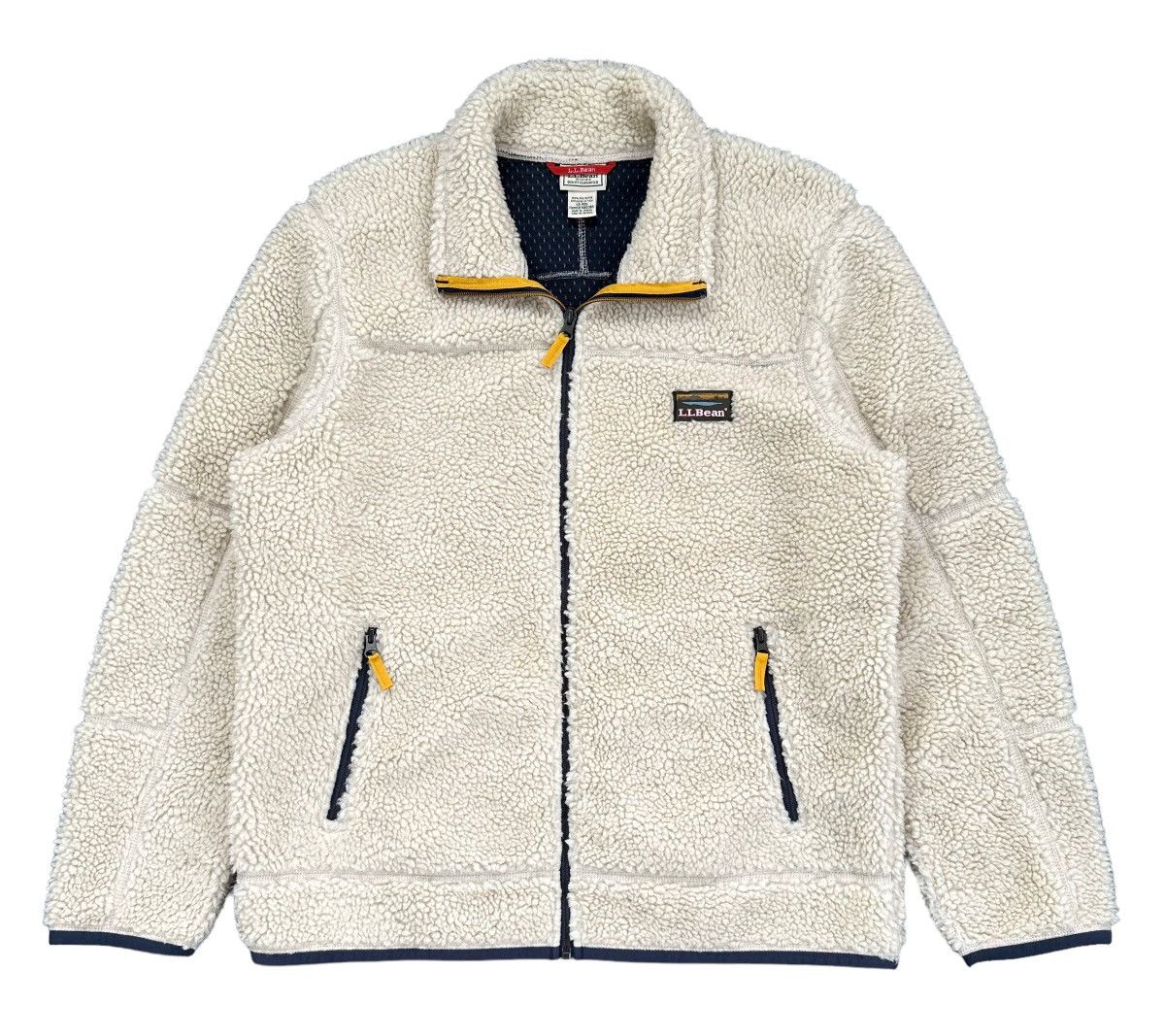 L.L. Bean × Vintage L.L.Bean Mountain Pile Fleece Jacket Size US L / EU 52-54 / 3 - 3 Thumbnail