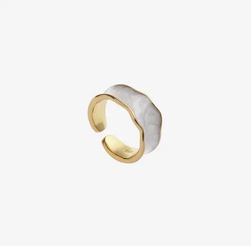 Designer × Vintage Vintage liquid texture ring Size ONE SIZE - 4 Thumbnail