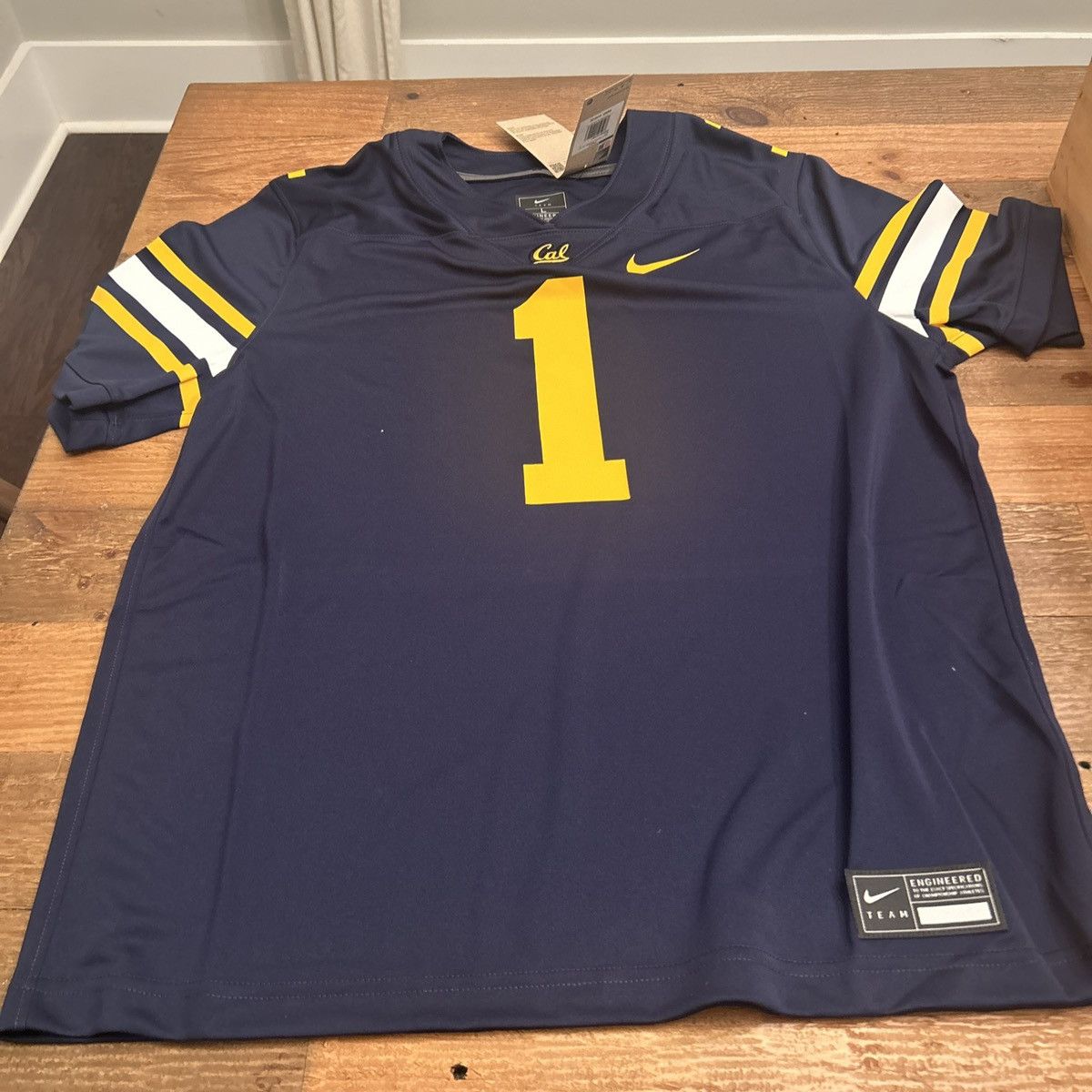 Nike Nike® Men's LARGE #1 Cal Bears Football Replica Jersey Size US L / EU 52-54 / 3 - 6 Thumbnail