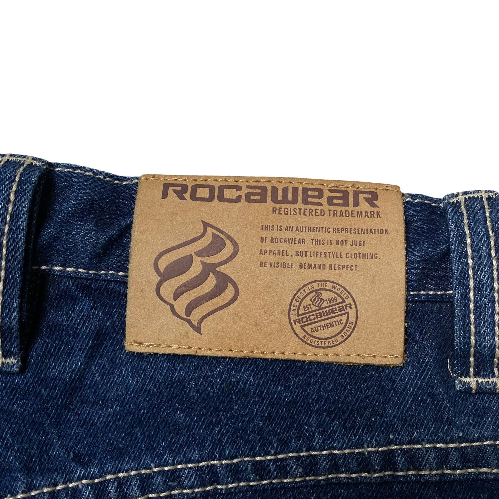 Rocawear Roca Wear Navy Denim Jorts Size US 30 / EU 46 - 5 Thumbnail