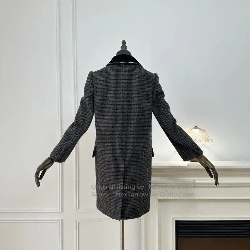 Miu Miu Miu Miu Gray Women's Coat Size S . Size S / US 4 / IT 40 - 1 Thumbnail