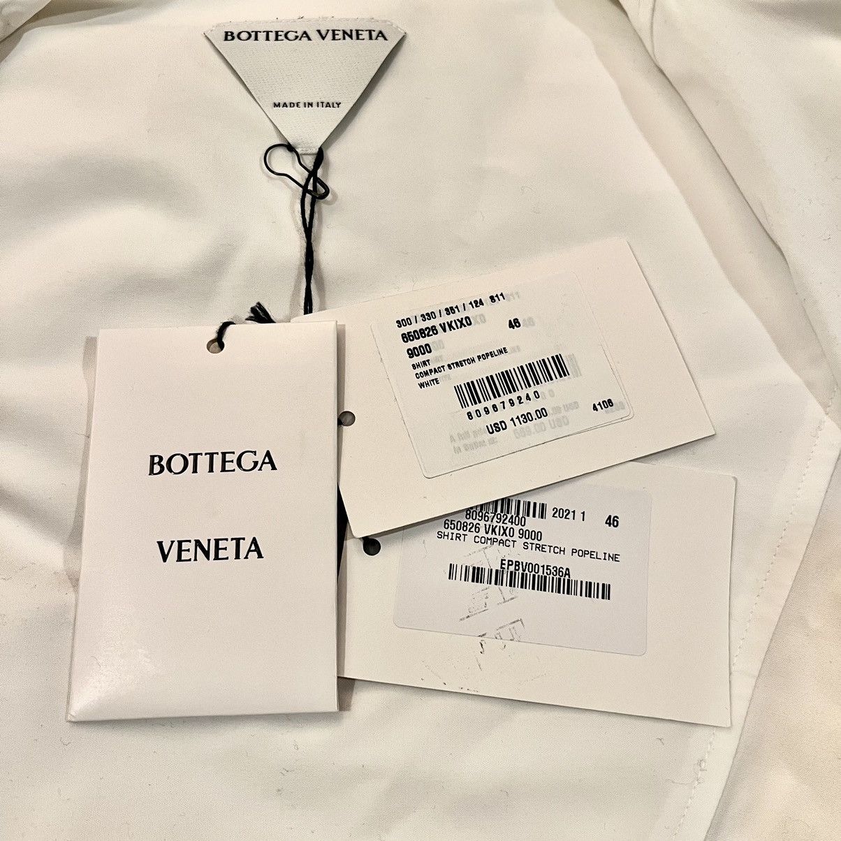 Bottega Veneta $1130 Bottega Veneta Tech Jacket with Curved Triangle Yoke Size US S / EU 44-46 / 1 - 6 Thumbnail