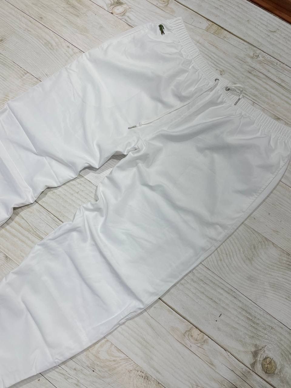 Lacoste Lacoste Track Pants White Size US 36 / EU 52 - 3 Thumbnail