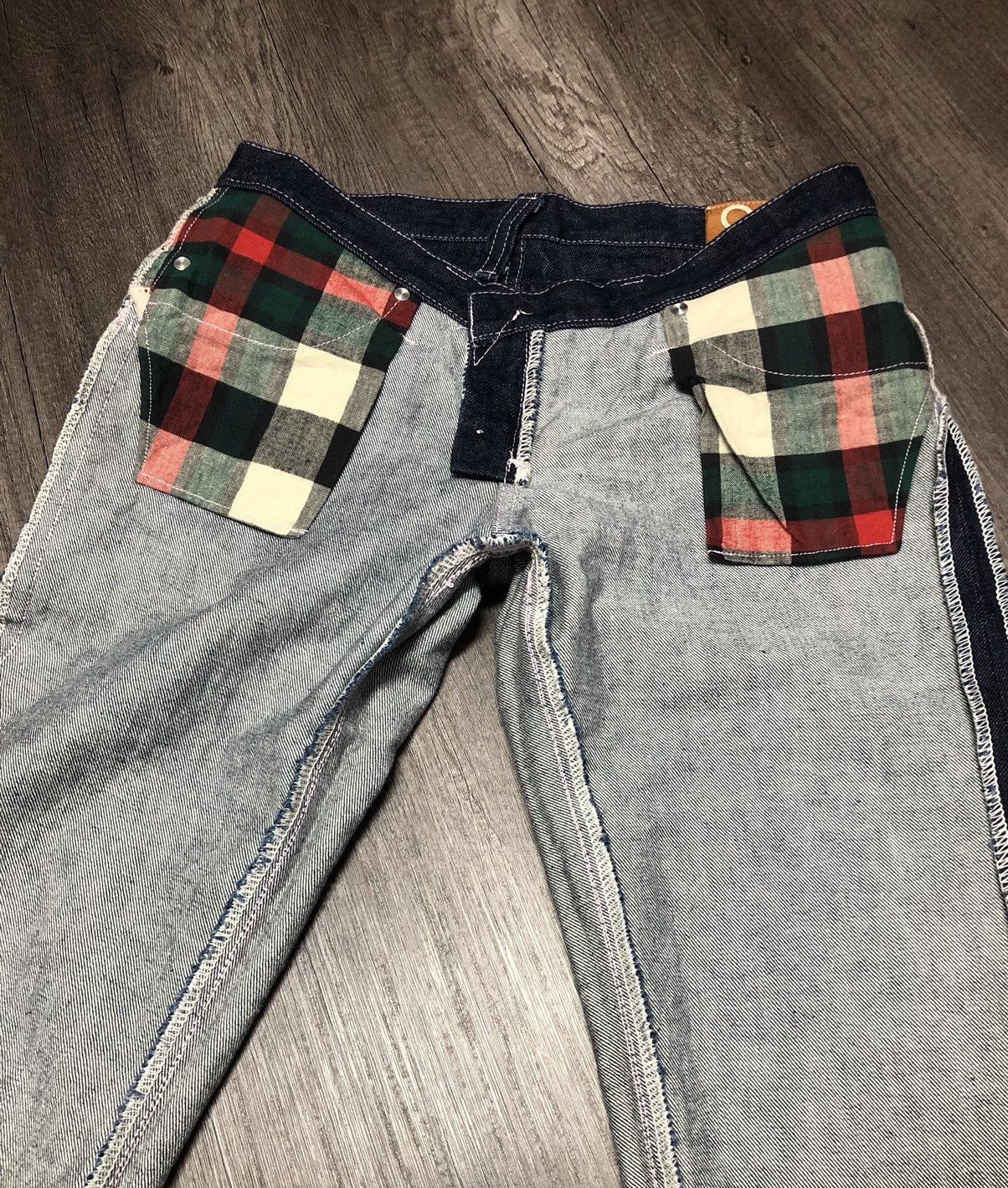 Designer × Japanese Brand × Vintage Vintage Chopper Tooth Denim Jeans Rare Design Unisex Size US 30 / EU 46 - 21 Thumbnail