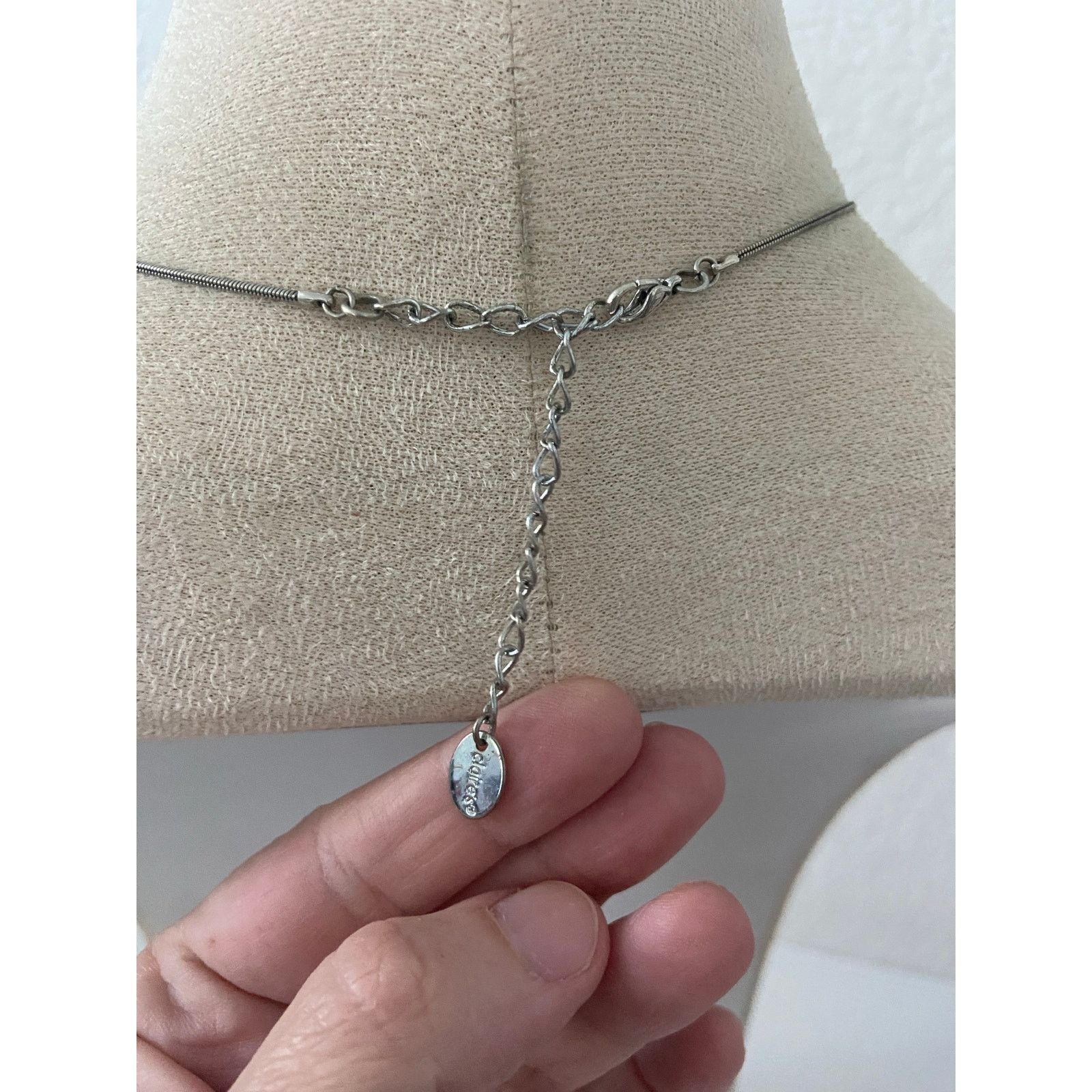 Other Heart pendant necklace, silver tone Size ONE SIZE - 4 Thumbnail