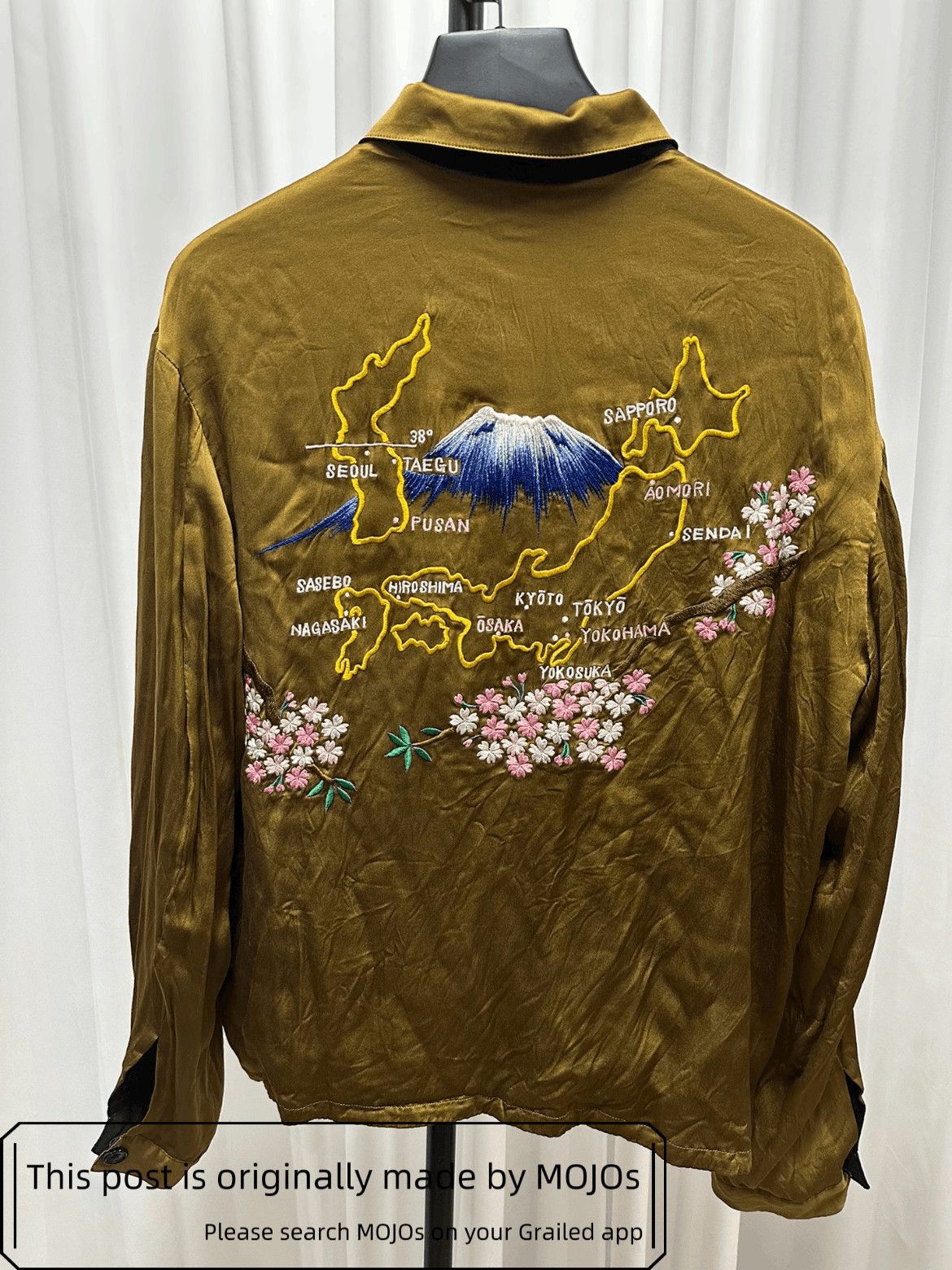 Yohji Yamamoto Yohji Yamamoto Y's 80S Stitches Satin Jacket Size US L / EU 52-54 / 3 - 6 Thumbnail