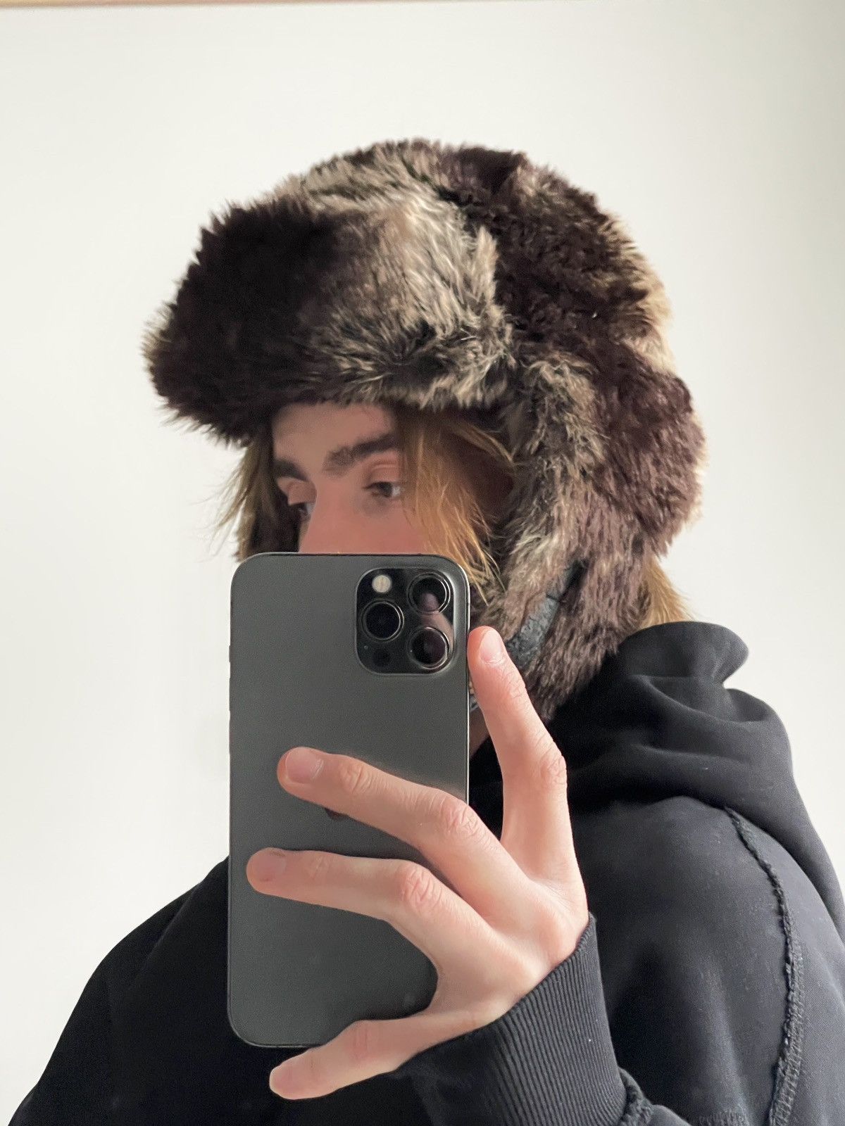 Japanese Brand Vintage fuzzy mohair japanese ushanka hat avant garde Size ONE SIZE - 16 Thumbnail
