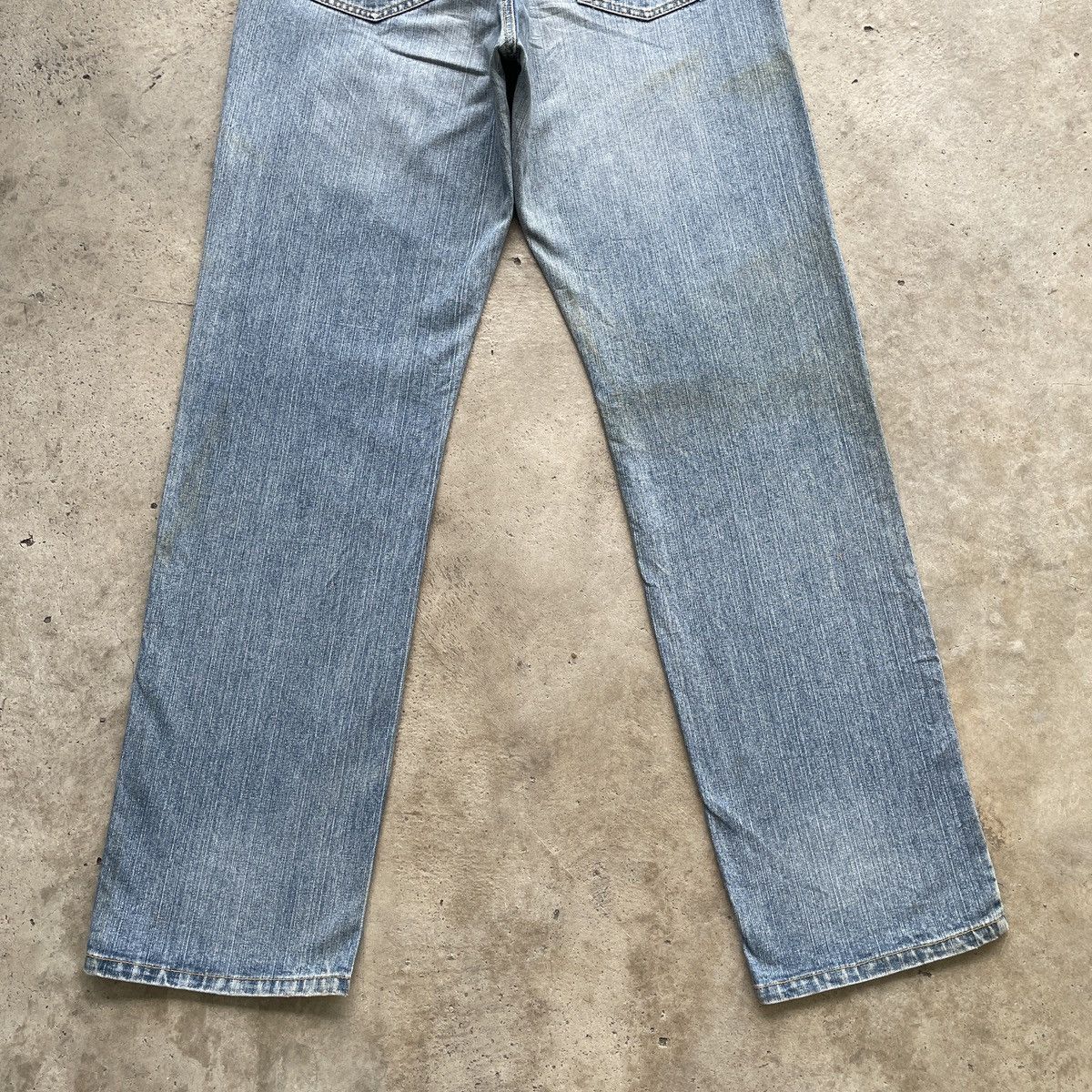 Japanese Brand × Jean × Vintage Vintage Euro135 Effect Faded Distressed Jeans Denim Pants Size US 34 / EU 50 - 9 Thumbnail