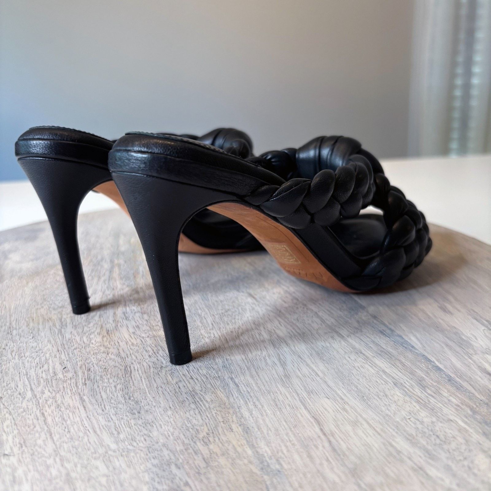 Alexandre Birman Alexandre Birman Clarita Leather Heels Black EU 35 US 5 Size US 5 / IT 35 - 5 Thumbnail