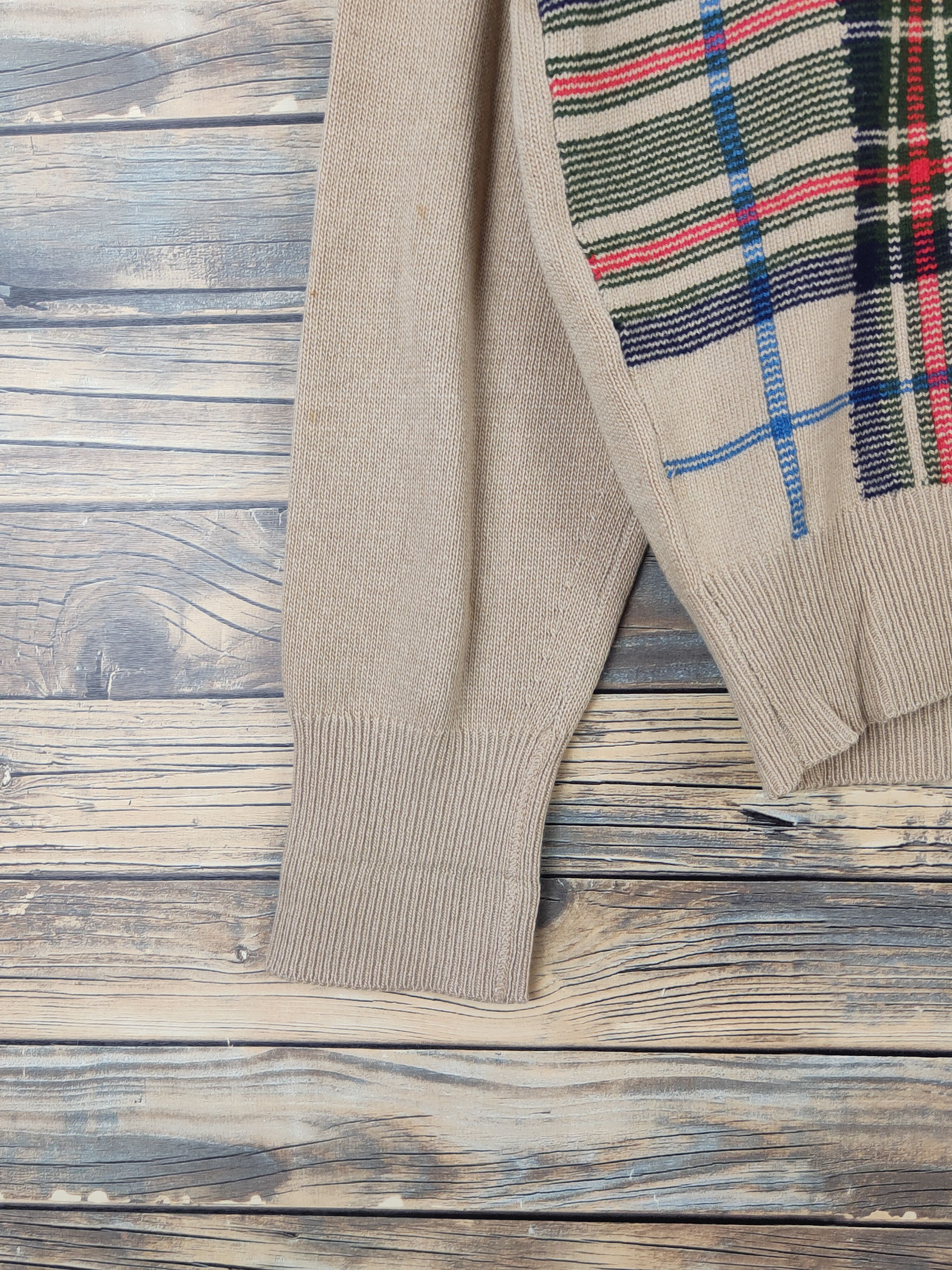 Barrie × Homespun Knitwear × Vintage Barrie for Maruman Brown Knitwear Sweatshirts #W1082 Size L / US 10 / IT 46 - 4 Thumbnail