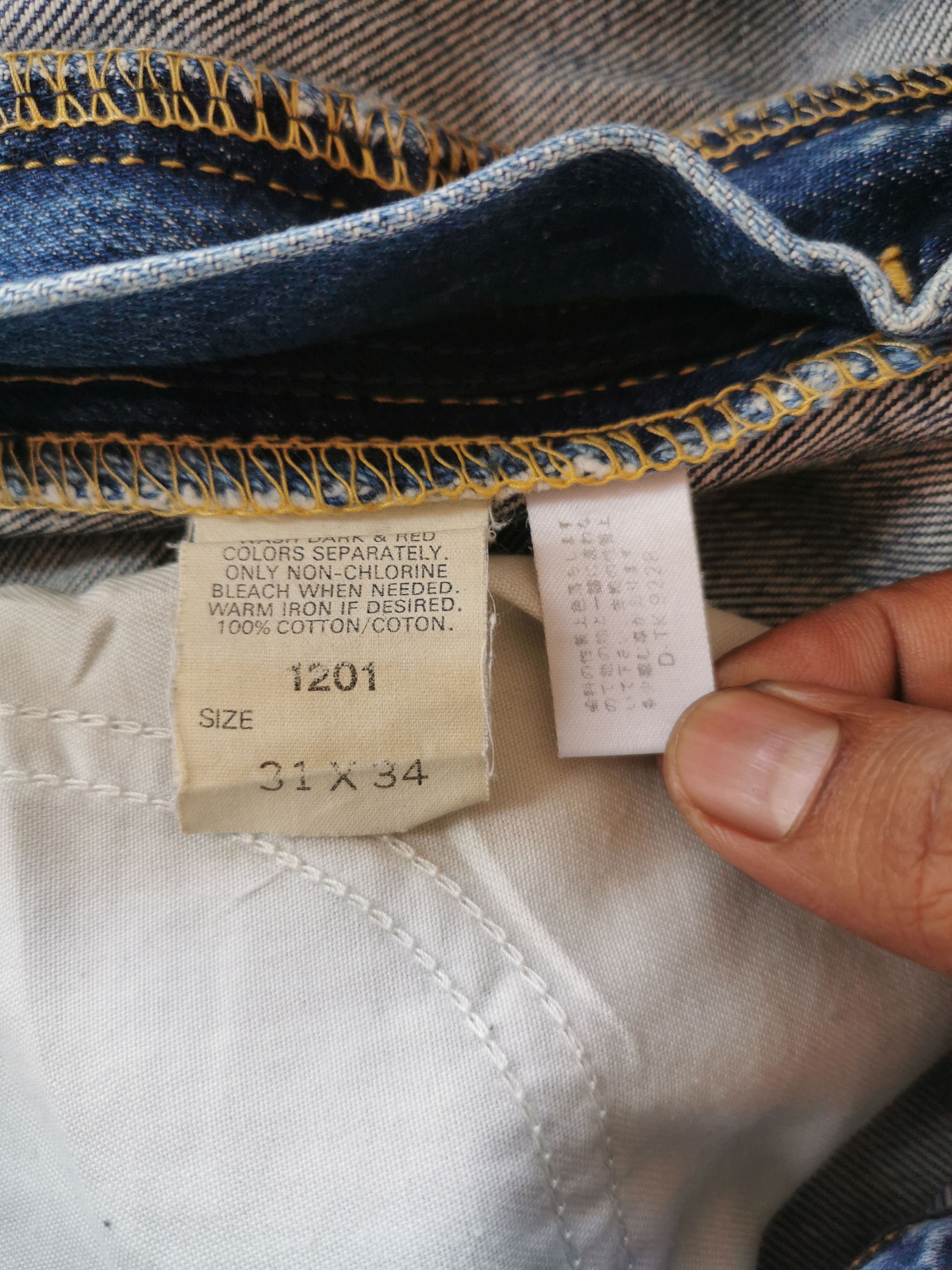 Lee Vintage Lee Faded denim Jeans Grunge Size US 30 / EU 46 - 4 Thumbnail