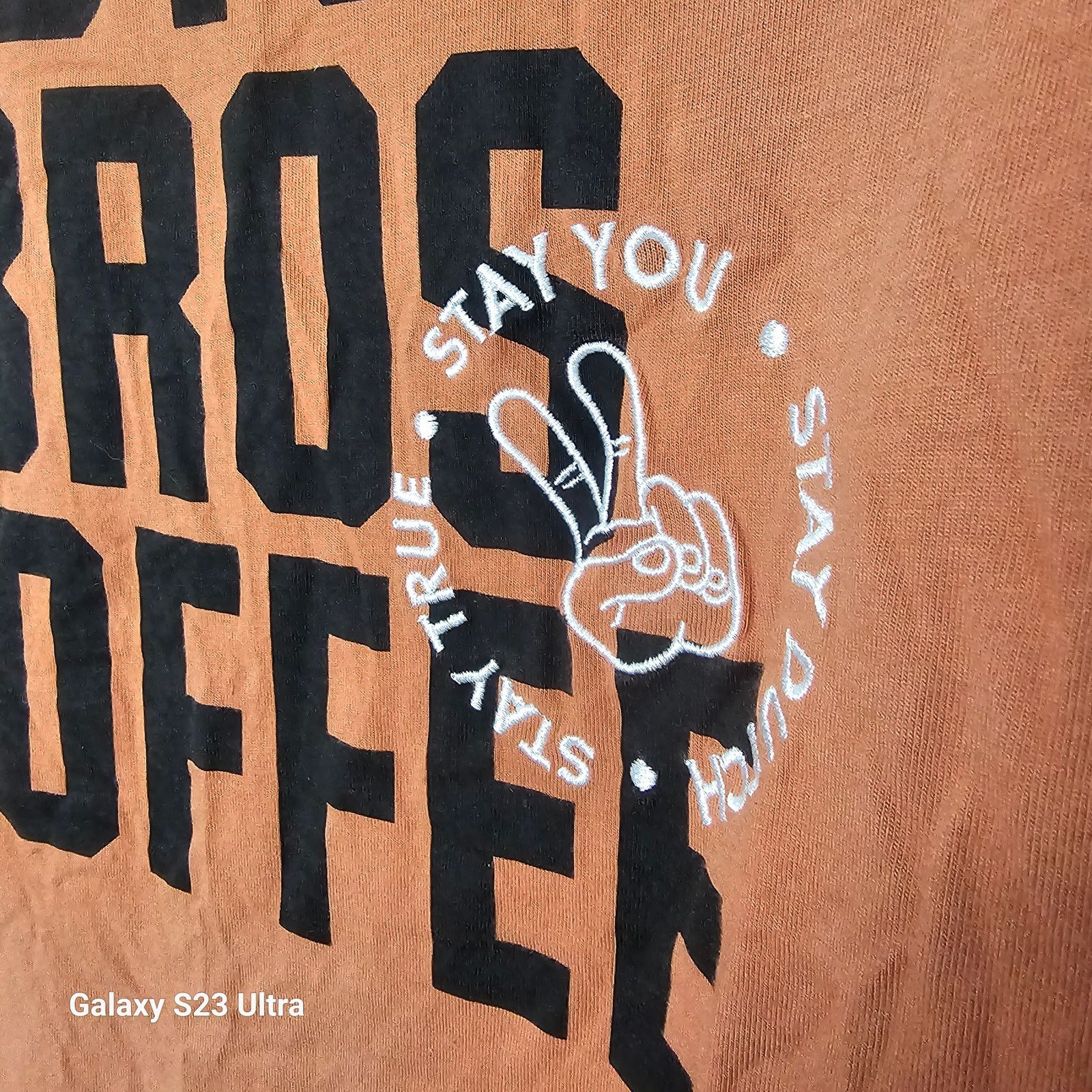 Gitman Bros. Vintage Dutch Bros Coffee LS Crew Neck T-Shirt Sz M Casual Spell Out Size US M / EU 48-50 / 2 - 7 Thumbnail