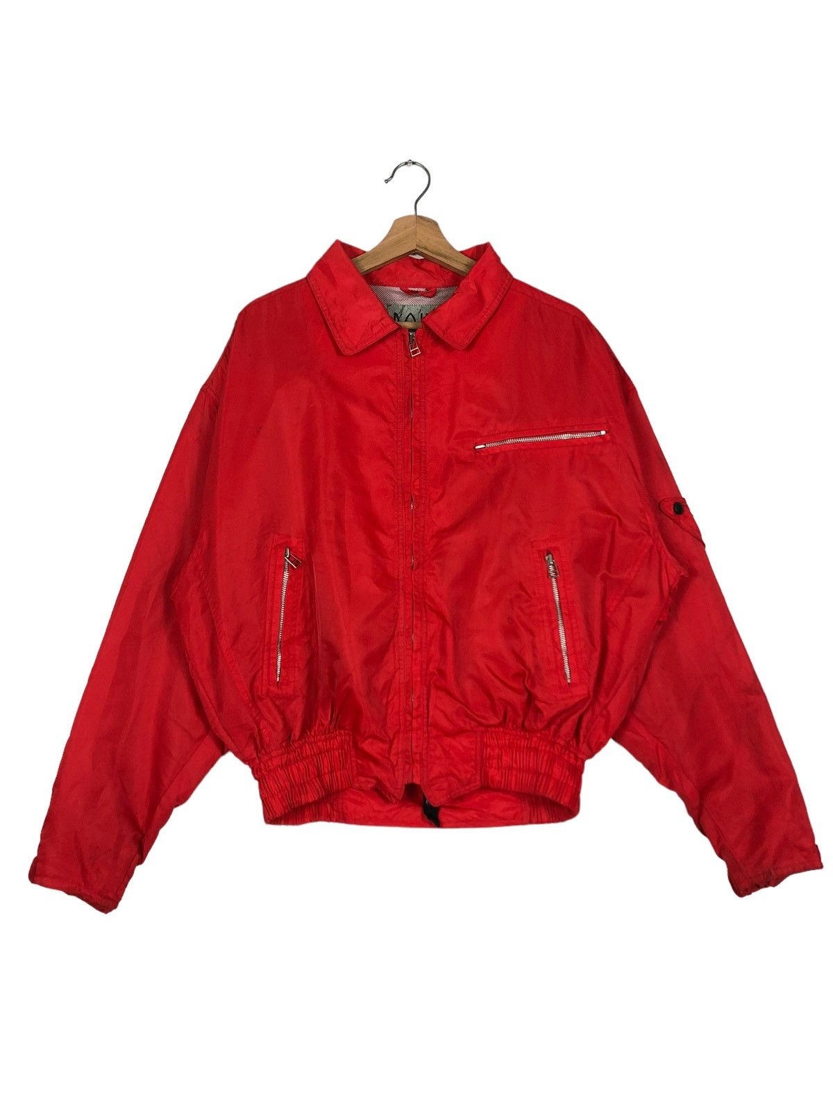 Japanese Brand 🔥BONDAGE PARACHUTE BIKER BOMBER JACKET ROUE ISSEY MIYAKE Size US L / EU 52-54 / 3 - 2 Thumbnail