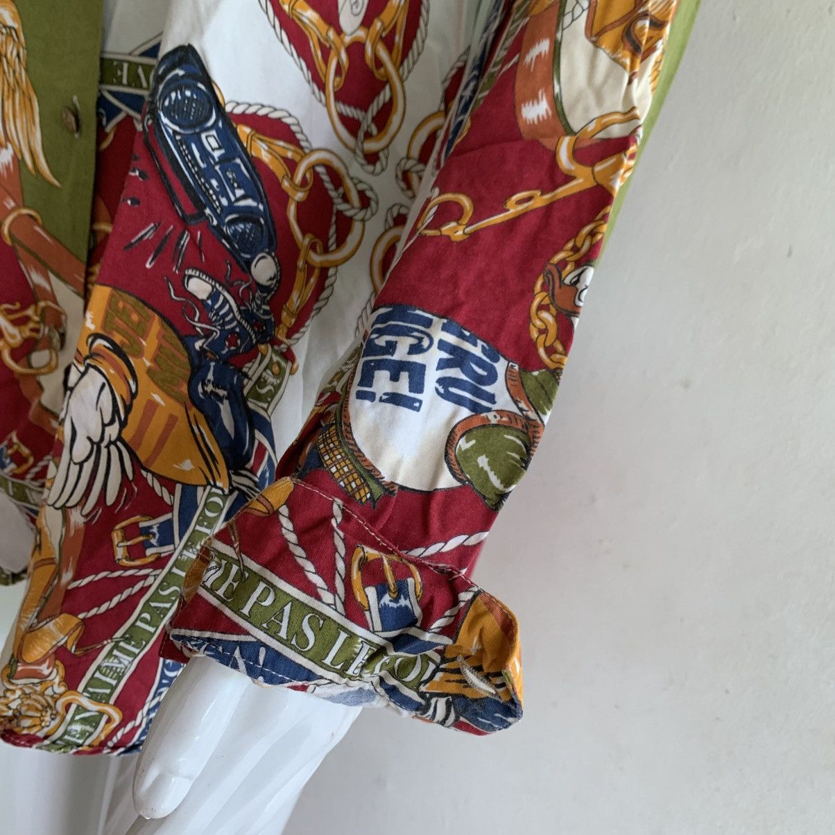 Moschino Vintage 90s Moschino Jeans Long Shirts Size M / US 6-8 / IT 42-44 - 6 Thumbnail