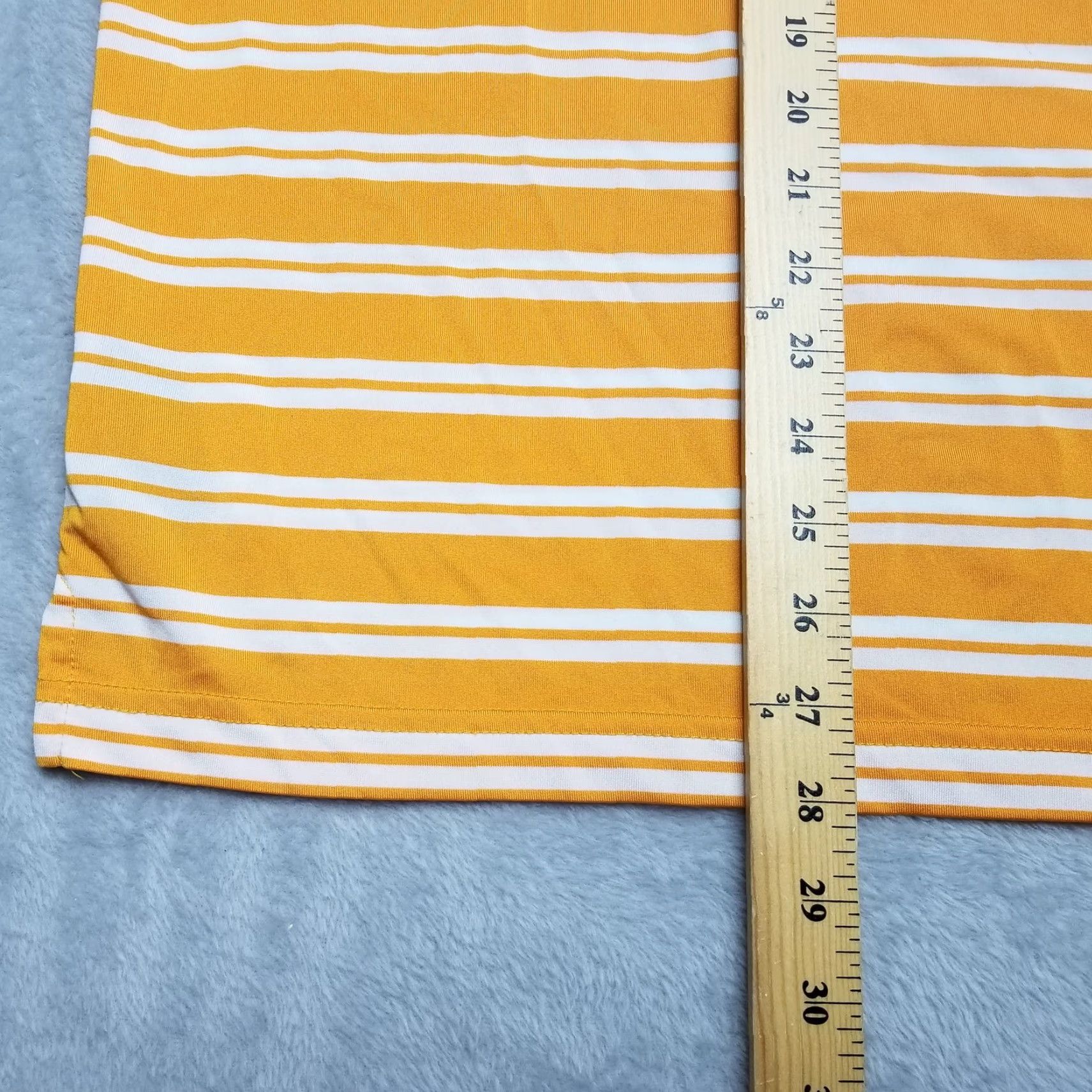 Tommy Hilfiger VINTAGE Tommy Hilfiger Shirt Mens Large Orange Striped Polo Short Sleeve 100% Polyester Size US L / EU 52-54 / 3 - 7 Thumbnail