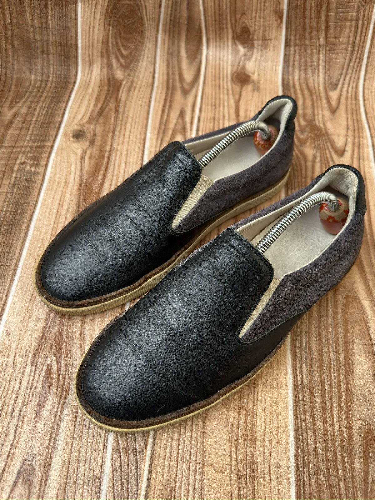 Maison Margiela Maison Martin Margiela Ss15 Slip On Black Leather Suede. Size US 9 / EU 42 - 2 Thumbnail