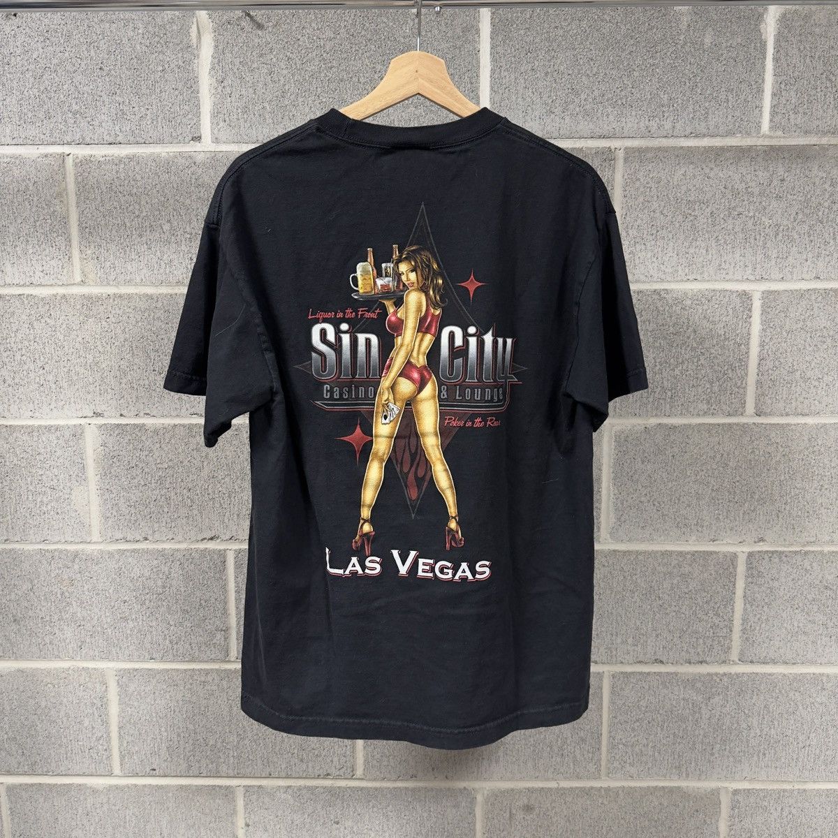 Vintage Sin City Las Vegas Strip Club Shirt ERD Grunge Pornstar Size US L / EU 52-54 / 3 - 2 Thumbnail