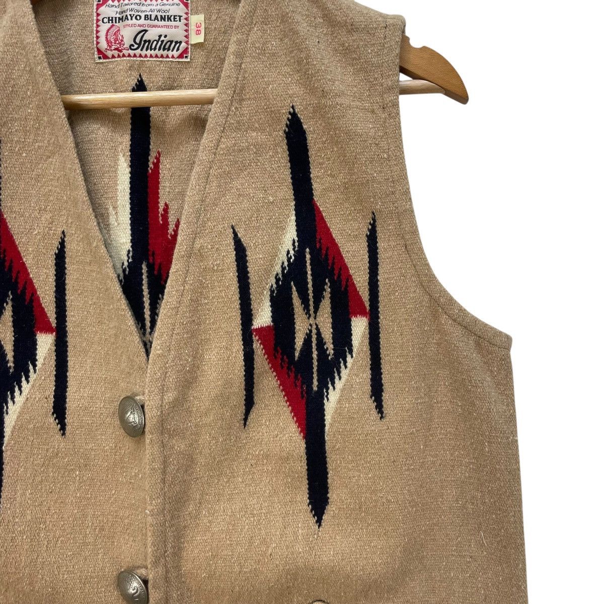 Toyo Enterprises 🔥 Vintage Toyo Enterprise Chimayo Blanket Vest Native Jacket Size US M / EU 48-50 / 2 - 5 Thumbnail