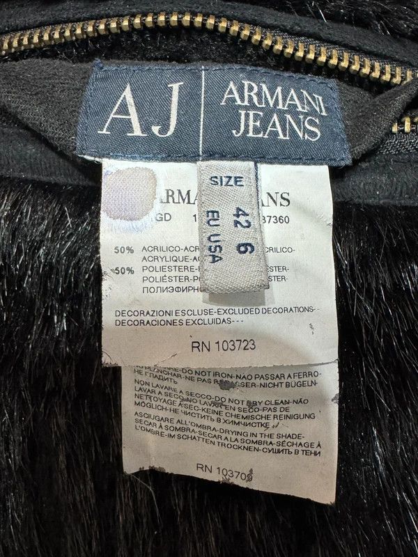 Giorgio Armani Giorgio Armani Jeans Faux Fur Shearling Reversible 42 XL Size XL / US 12-14 / IT 48-50 - 15 Thumbnail