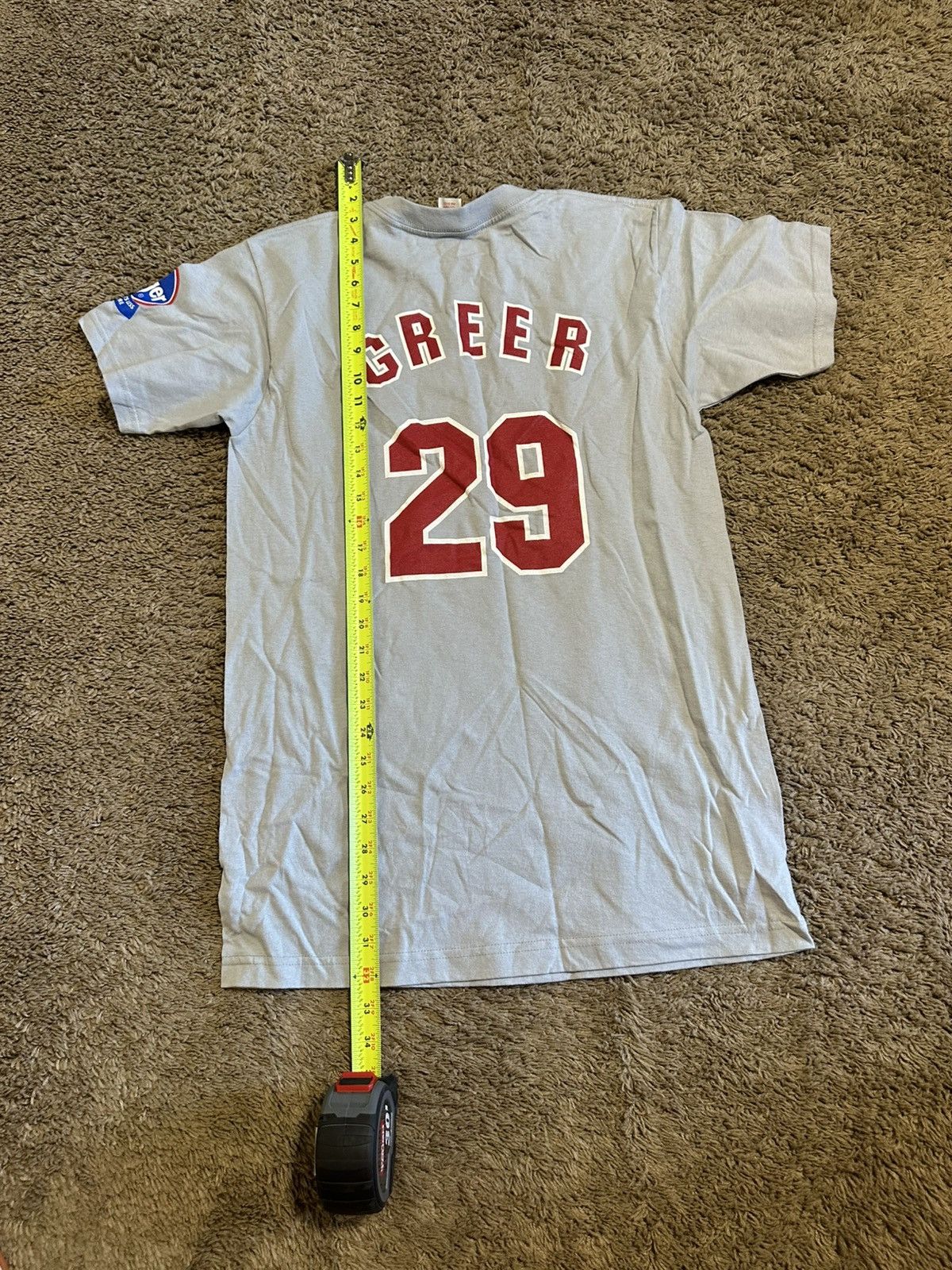 MLB Vintage Texas Rangers “Rusty Greer” shirt 90s size small Size US S / EU 44-46 / 1 - 8 Thumbnail