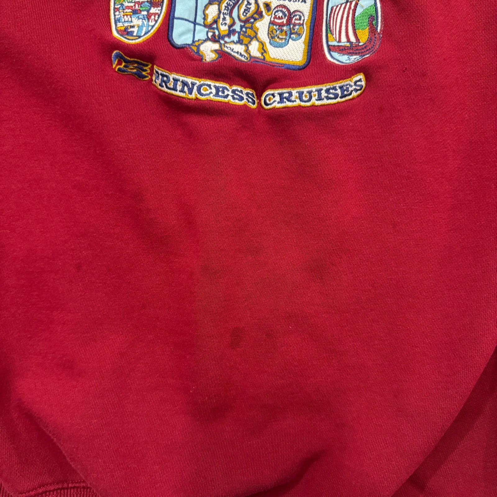 Vintage Vintage Baltic Princess Cruises Sweatshirt Adult XL Red Size US XL / EU 56 / 4 - 4 Thumbnail