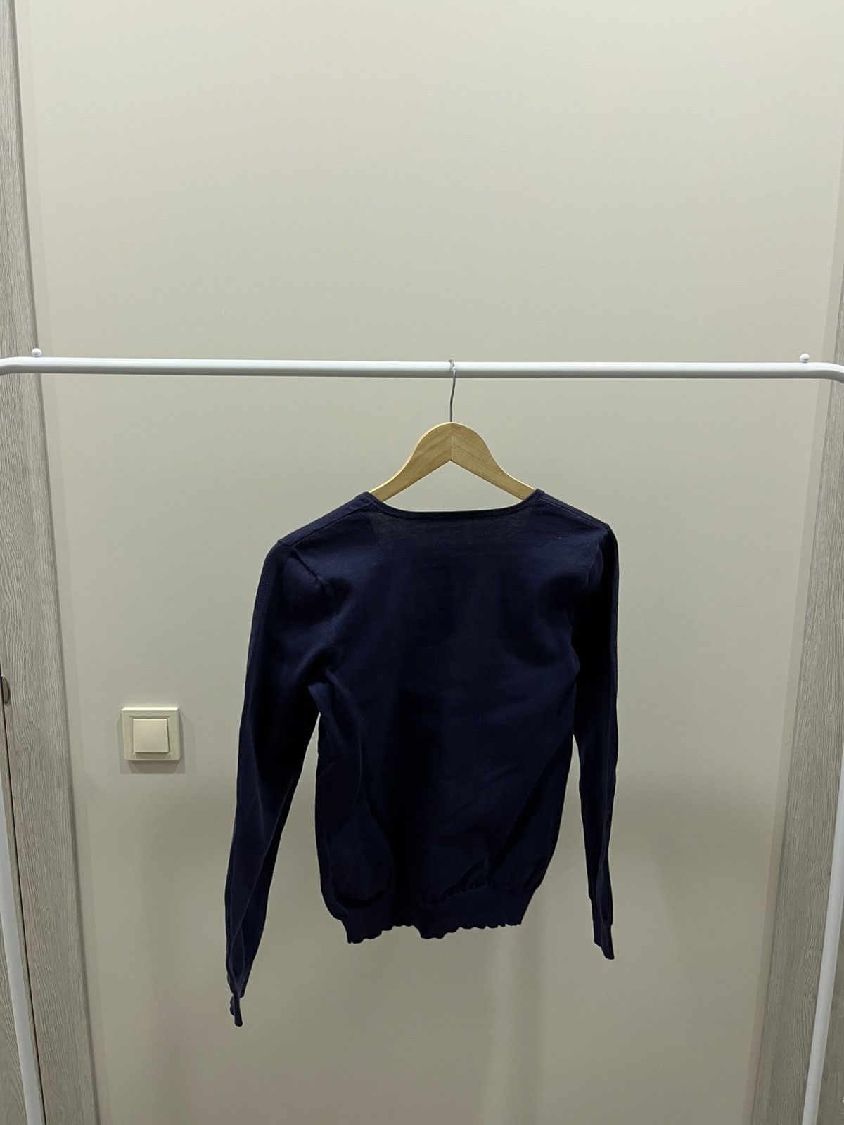 Polo Ralph Lauren RALPH LAUREN Blue Sweater V-neck Size S / US 4 / IT 40 - 3 Thumbnail