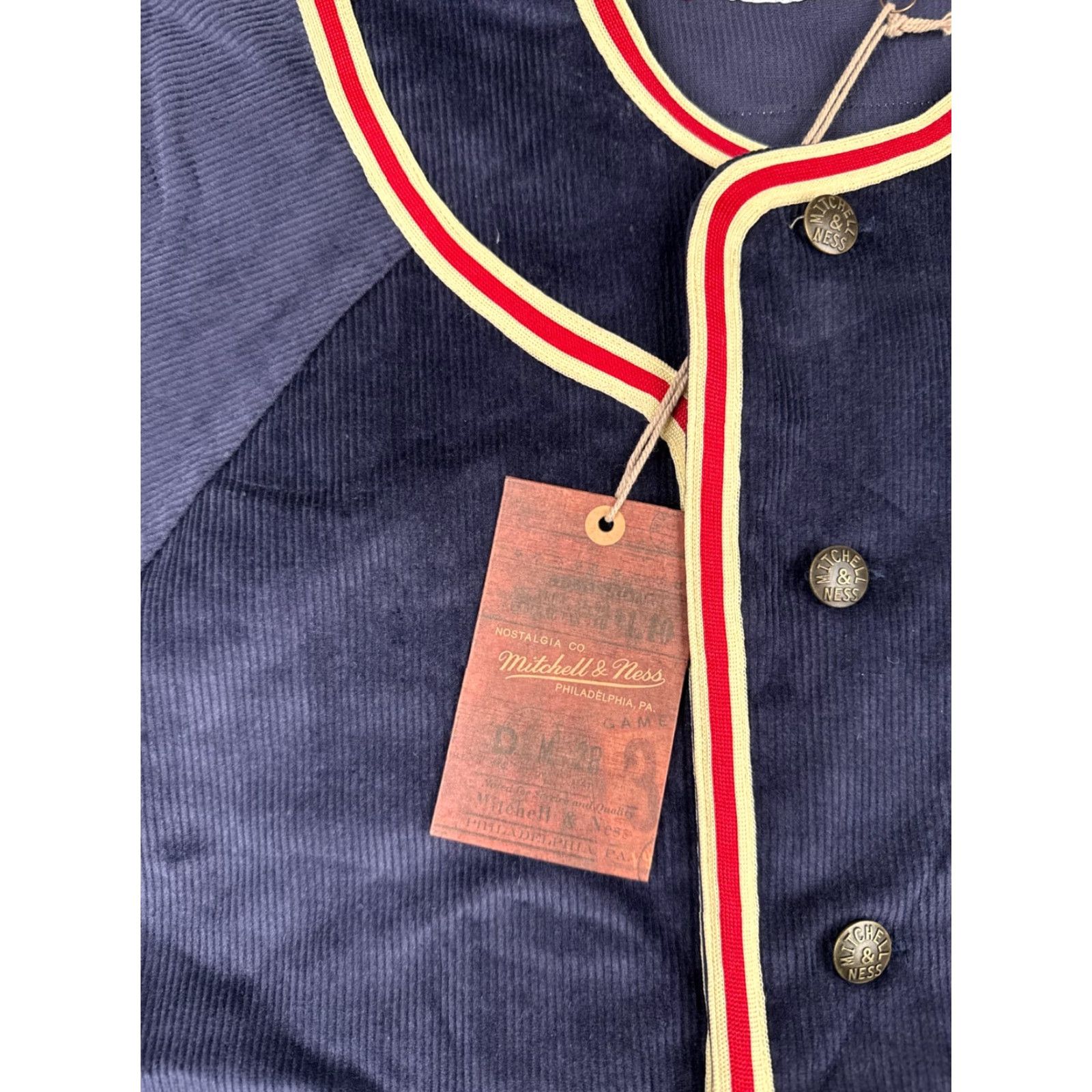 Mitchell & Ness VINTAGE Mitchell & Ness x Fred Segal Jersey Men XL Blue Corduroy LA #61 NEW Size US XL / EU 56 / 4 - 6 Thumbnail