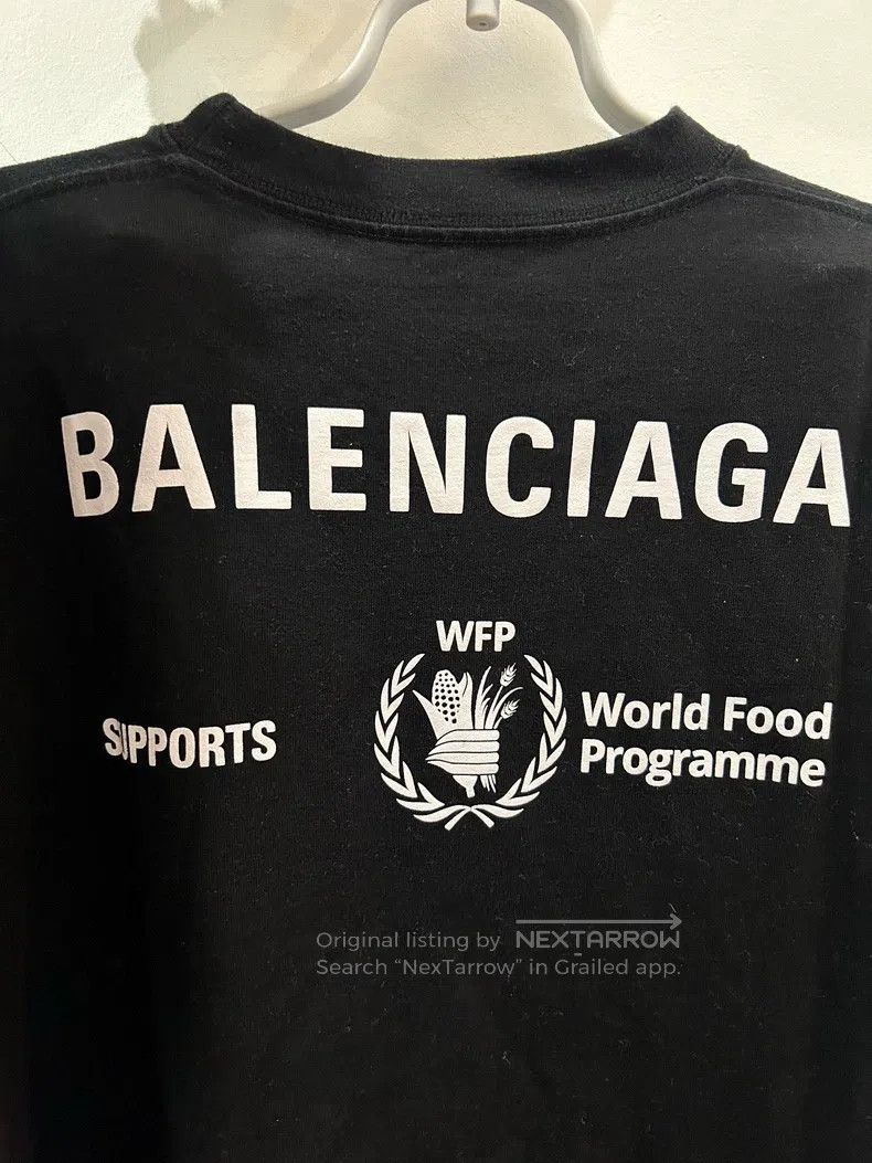 Balenciaga Balenciaga Wheat logo black short-sleeve T-shirt Size US S / EU 44-46 / 1 - 3 Thumbnail